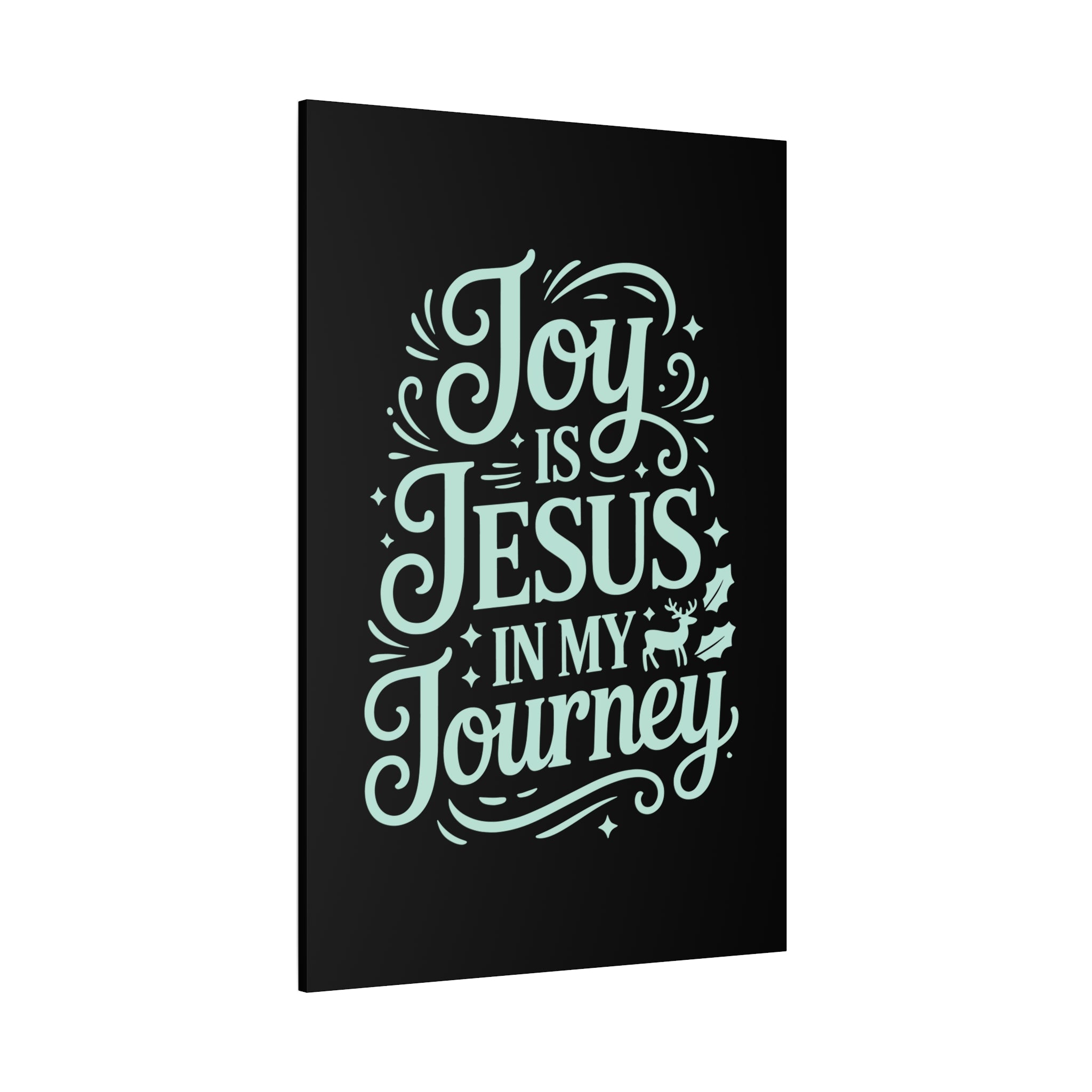 Joy in My Journey Canvas Wall Art, Religious Decor, Christmas Gift, Inspirational Wall Art, Joyful Home Decoration, Faith-Based Art