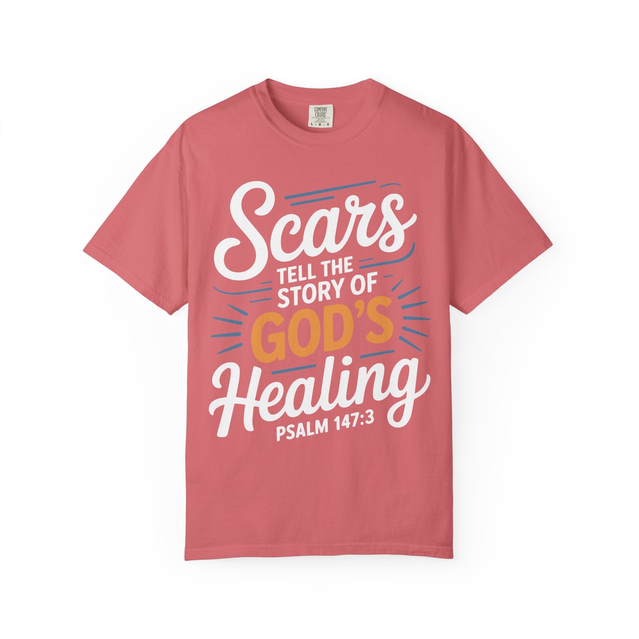 Healing Message Unisex T-Shirt - Scars Tell the Story of God's Healing