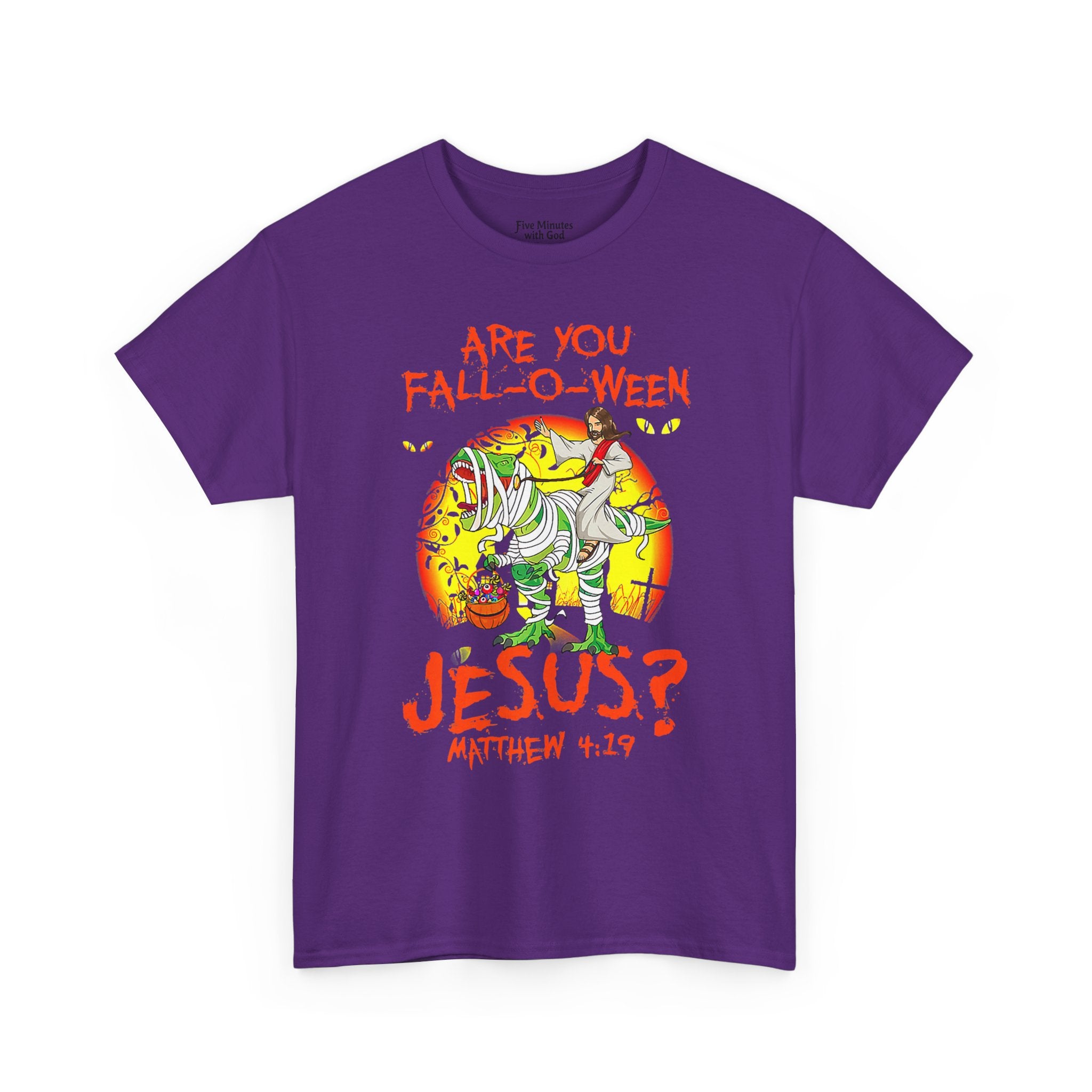 Funny Halloween T-Shirt, Fall Shirt, Christian Tee, Gift for Jesus Lovers, Unique Fall Apparel