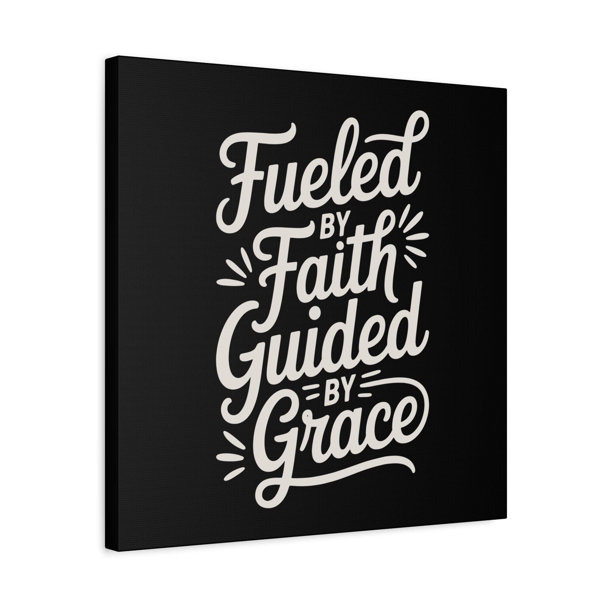 Stretched Canvas Art, Motivational Wall Decor, Home Inspirational Art, Faith-Based Decor, Gift for Faith Lovers