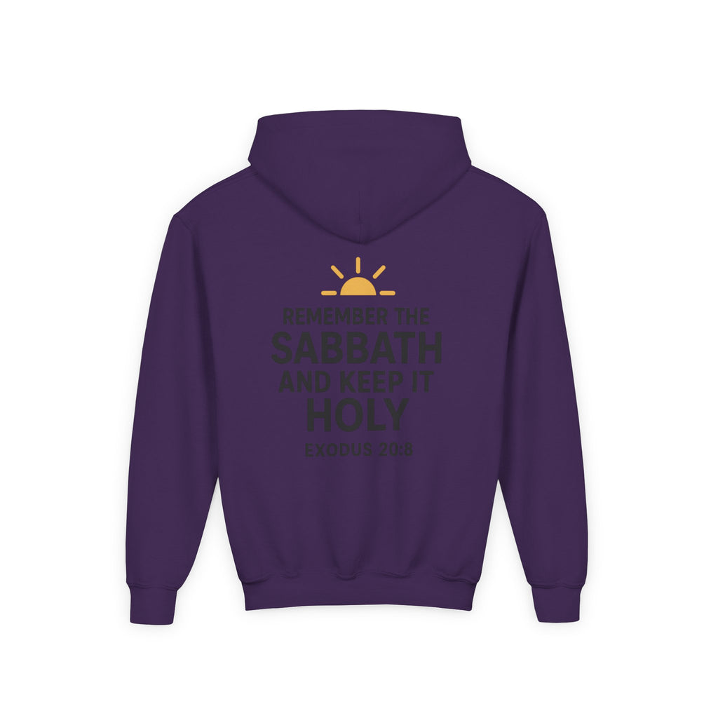 Sabbath Mode Youth Hoodie, Comfortable Hooded Sweatshirt for Kids, Perfect for Religious Observances, Christian Gift, Sunday Wear