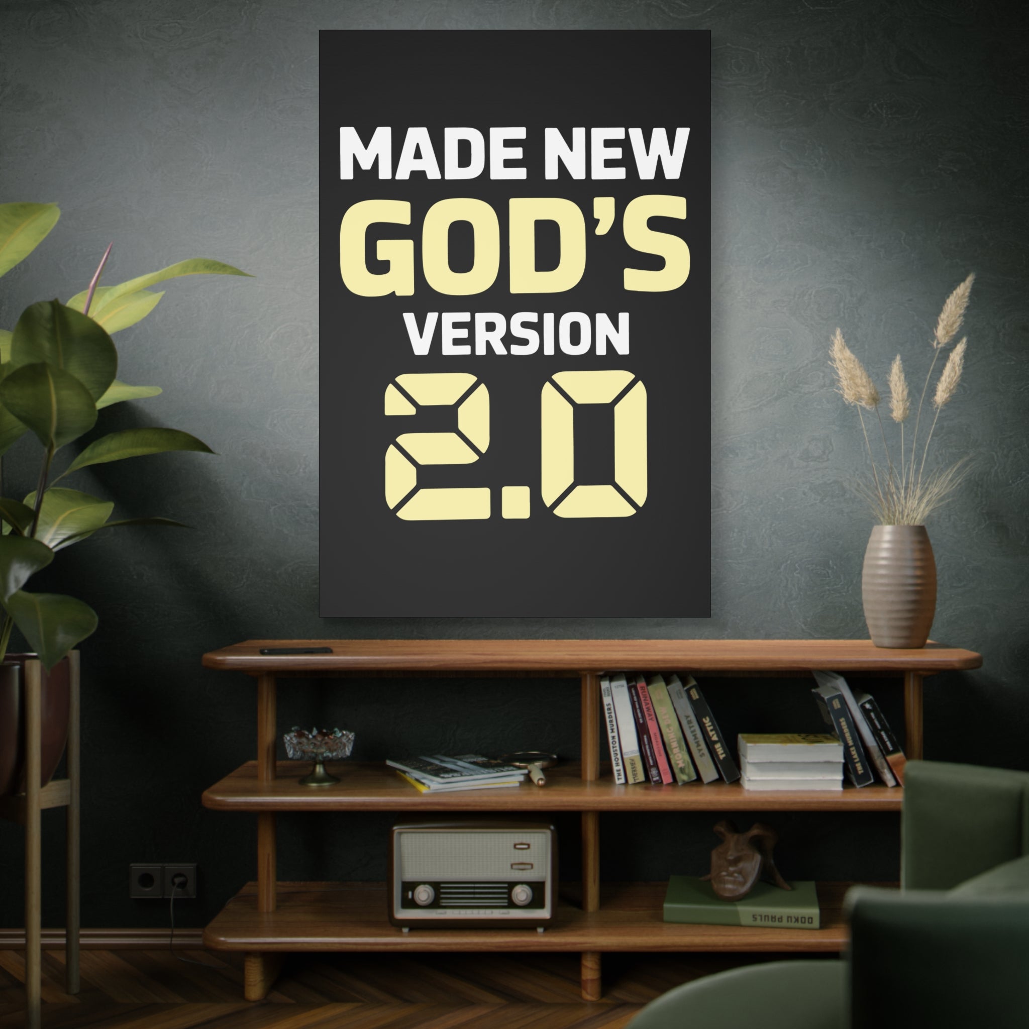 Inspirational Wall Art Canvas, Faith Decor, Home Decoration, Uplifting Gift, Christian Home, Motivational Room