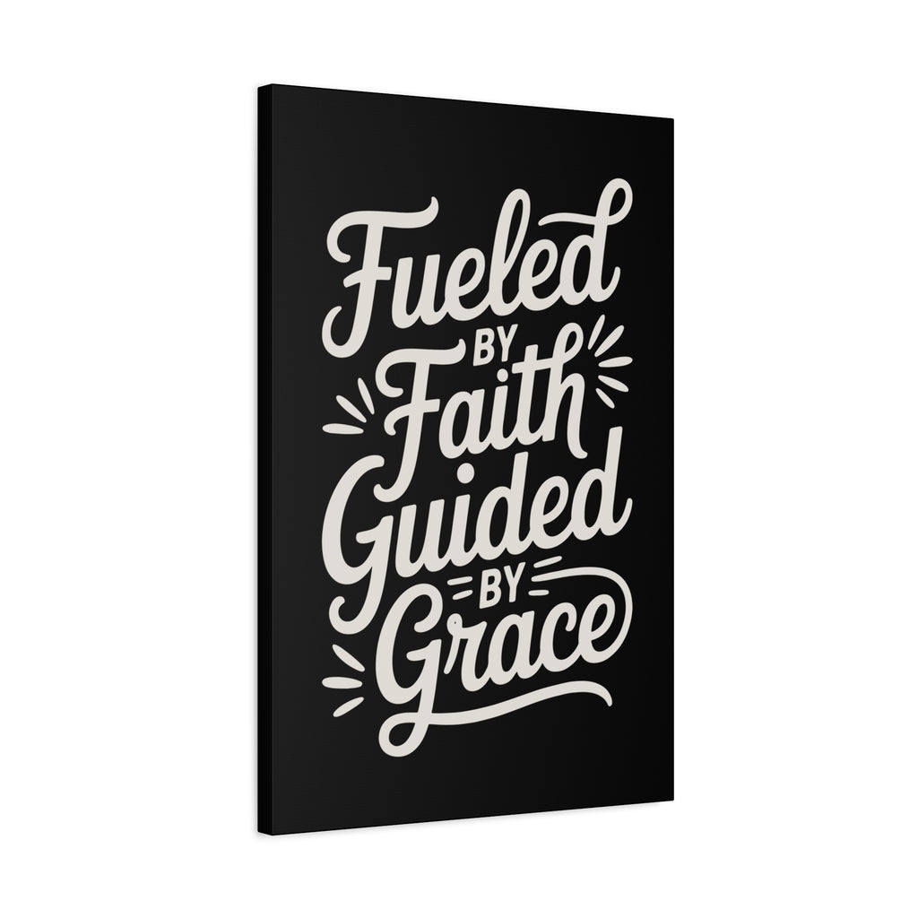 Stretched Canvas Art, Motivational Wall Decor, Home Inspirational Art, Faith-Based Decor, Gift for Faith Lovers
