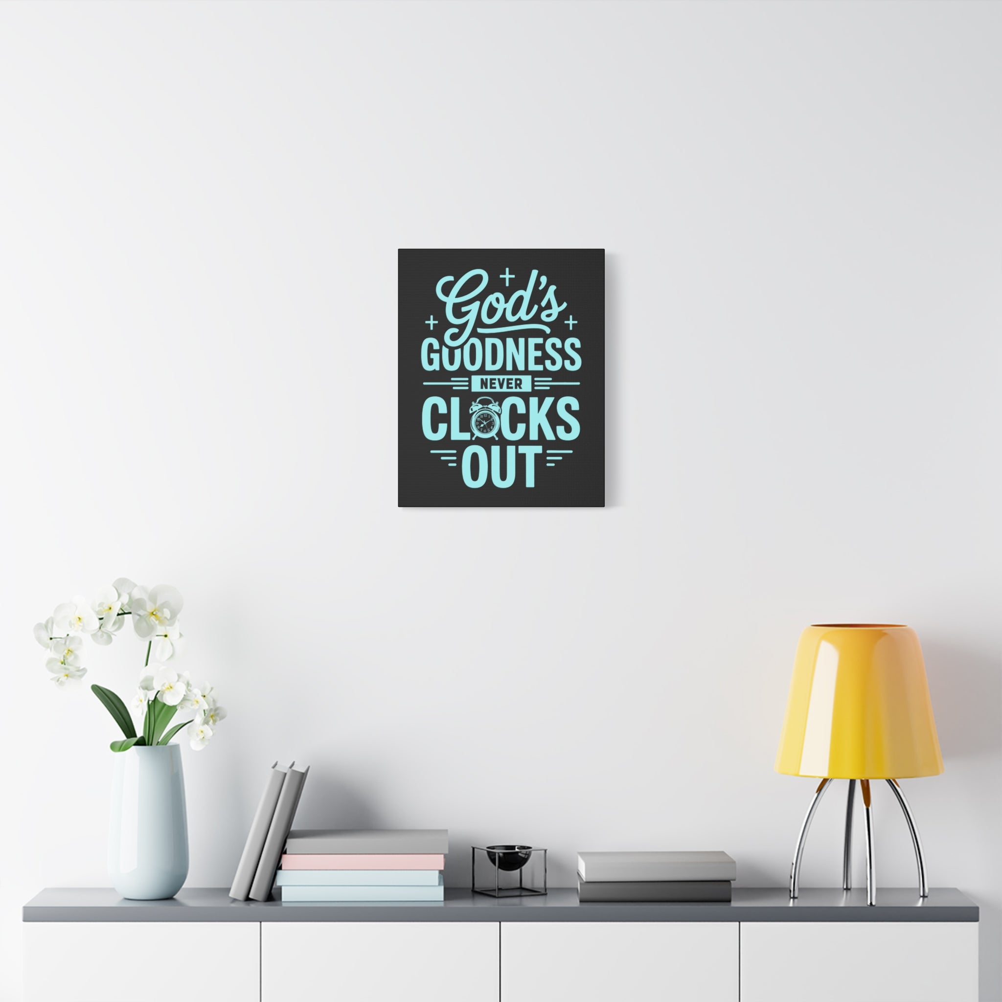 Inspirational Canvas Wall Art, Motivational Decor, Faith-Based Gift, Home Decoration, Religious Wall Art, God's Goodness