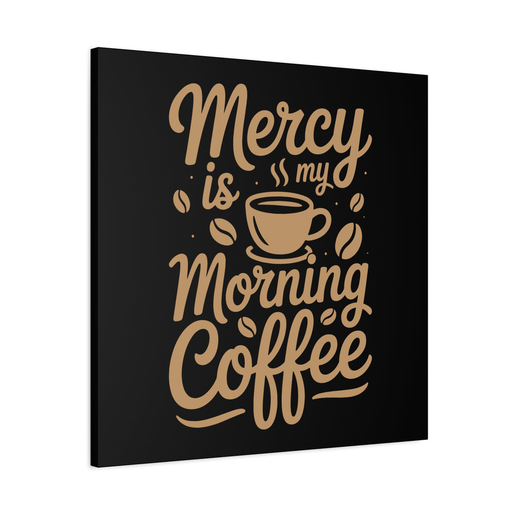 Coffee-Themed Canvas Art Print, Wall Decor for Coffee Lovers, Inspirational Home Decoration, Gift for Friends and Family