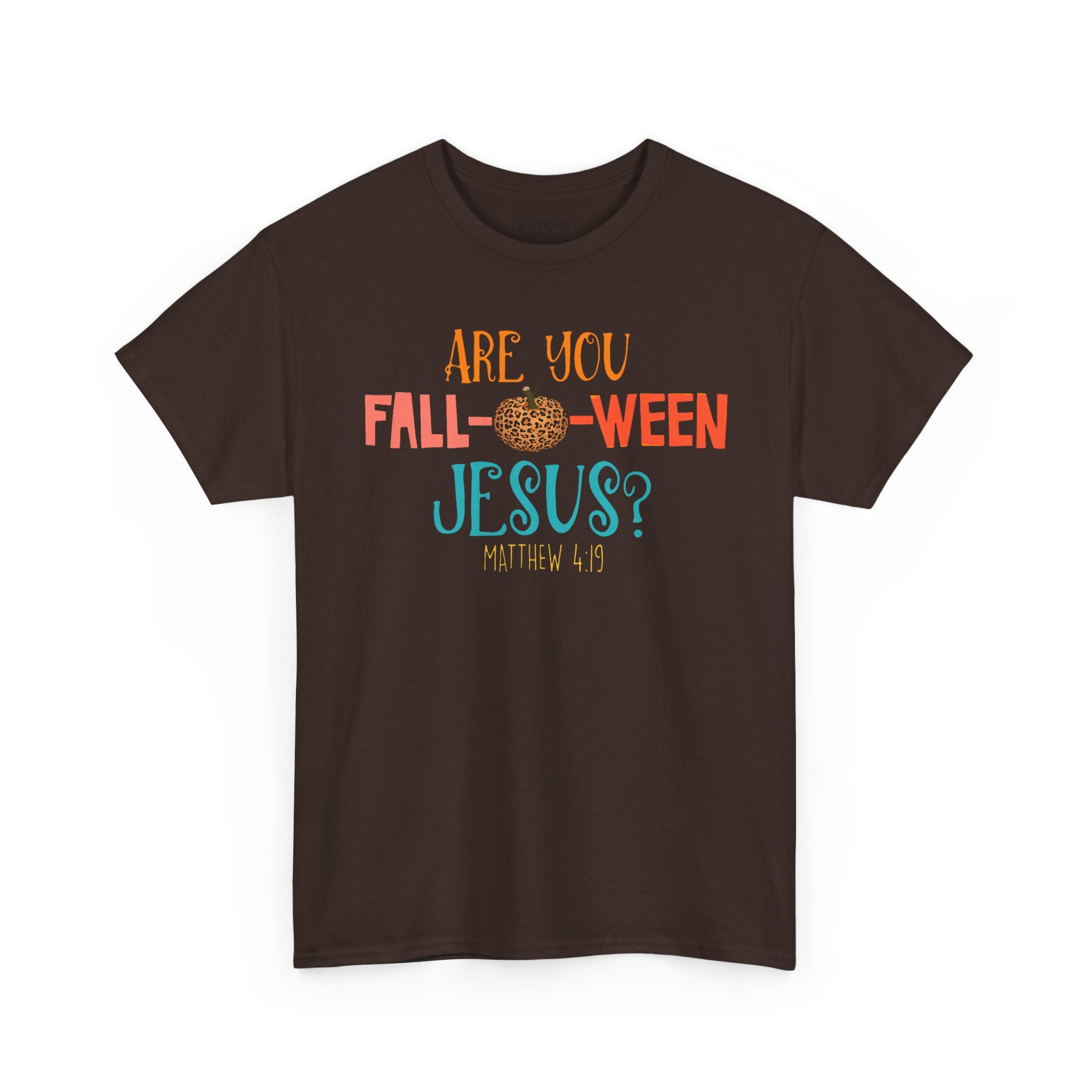 Unisex Fall-Themed T-Shirt: Are You Fall-o-Ween Jesus?, Halloween Apparel, Cozy Autumn Top, Fun Family Tee, Seasonal Gift