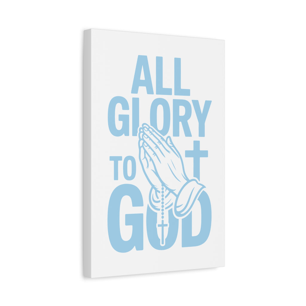 Religious Wall Art Canvas Print, Christian Home Decor, Inspirational Gift, Praying Hands Artwork, Faith Decor for Church