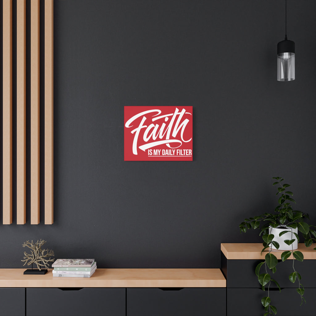 Copy of Inspirational Canvas Wall Art, Faith Quote Decor, Motivational Home Decor, Gray Wall Hanging, Gift for Faith Lovers