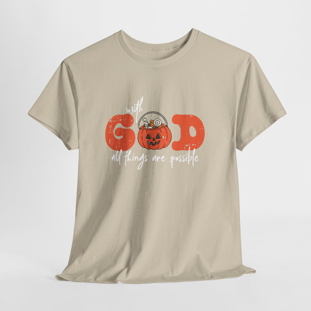 Faith-Inspired Unisex Tee - God All Things Are Possible Shirt