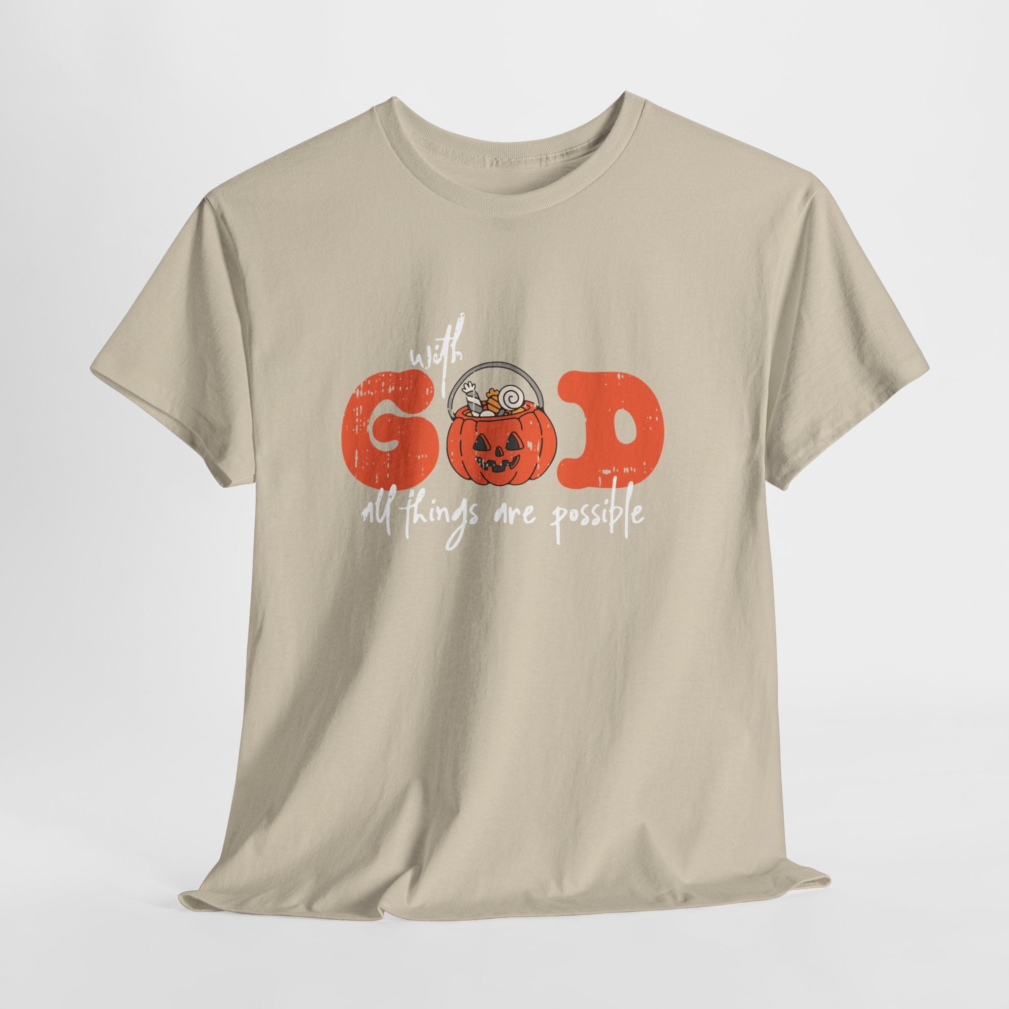 Faith-Inspired Unisex Tee - God All Things Are Possible Shirt