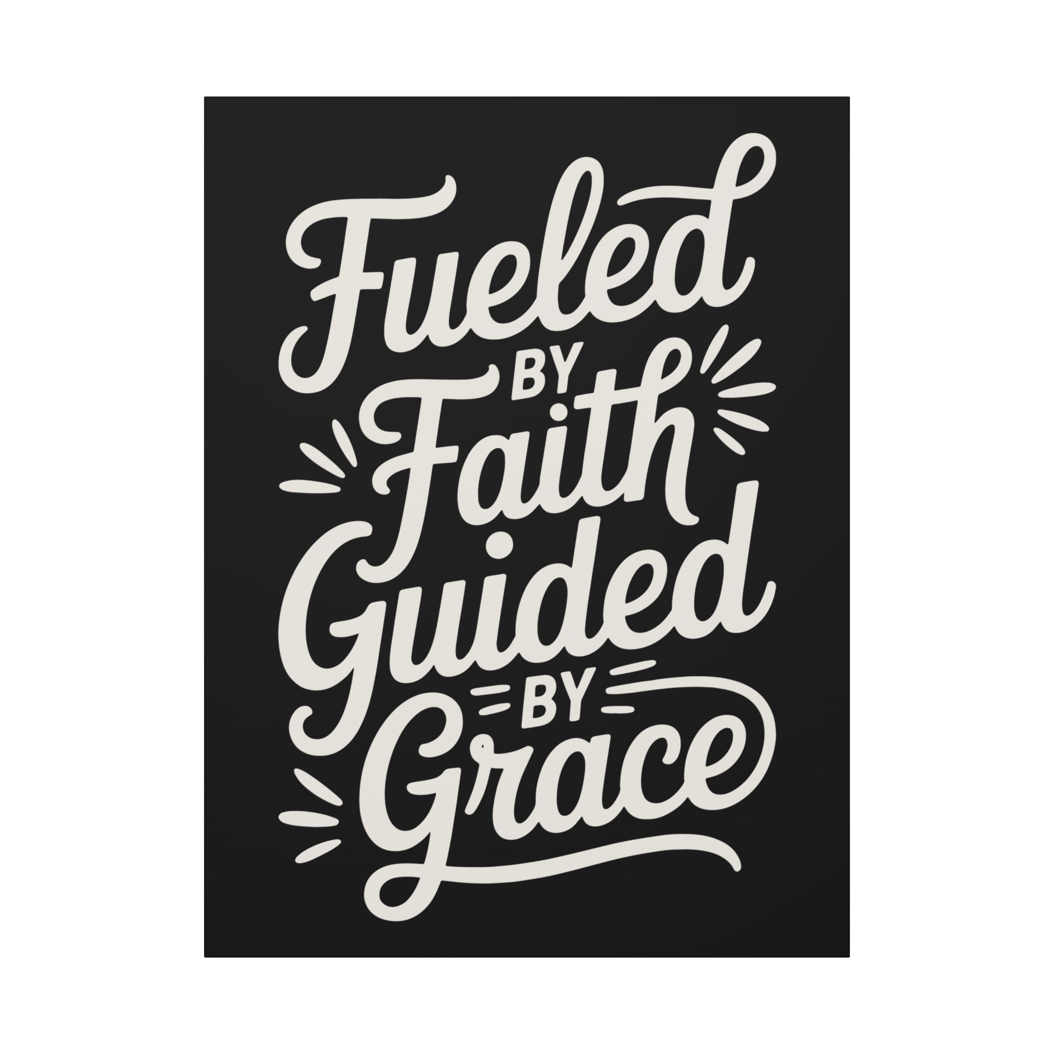 Stretched Canvas Art, Motivational Wall Decor, Home Inspirational Art, Faith-Based Decor, Gift for Faith Lovers