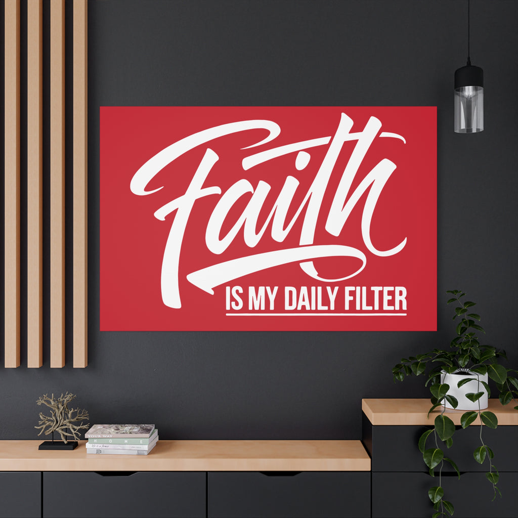 Copy of Inspirational Canvas Wall Art, Faith Quote Decor, Motivational Home Decor, Gray Wall Hanging, Gift for Faith Lovers