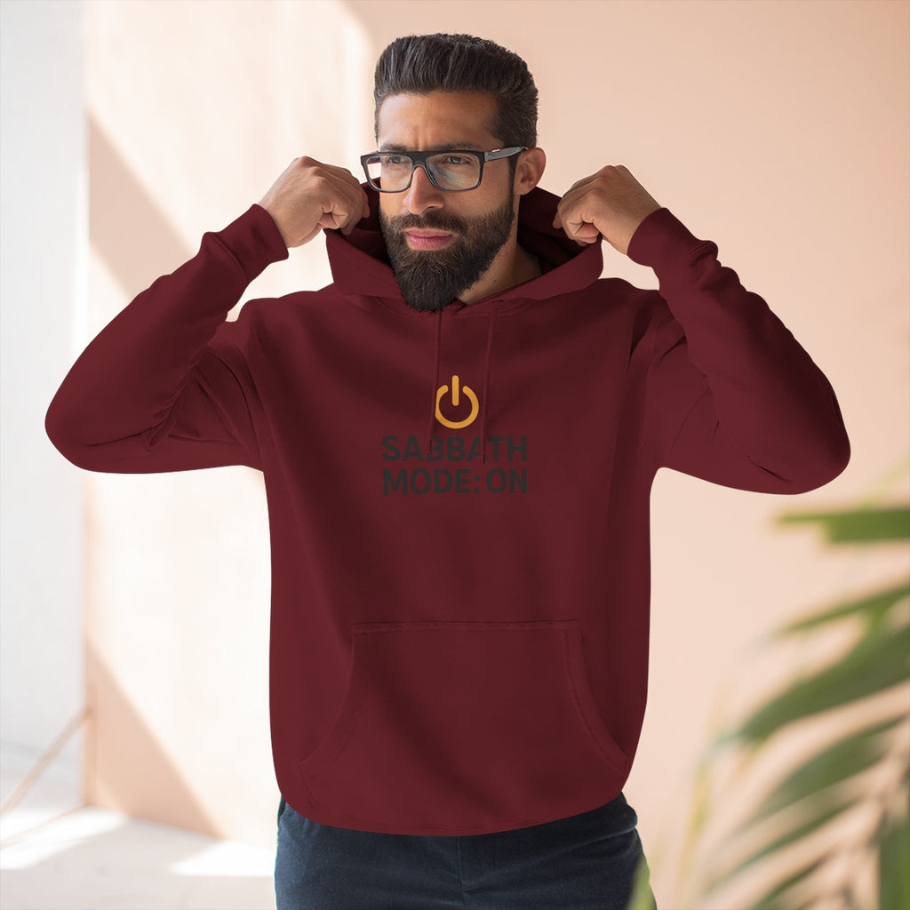 Sabbath Mode Fleece Hoodie | Faith Apparel, Religious Gift, Comfortable Hoodie, Cozy Wear, Spiritual Fashion