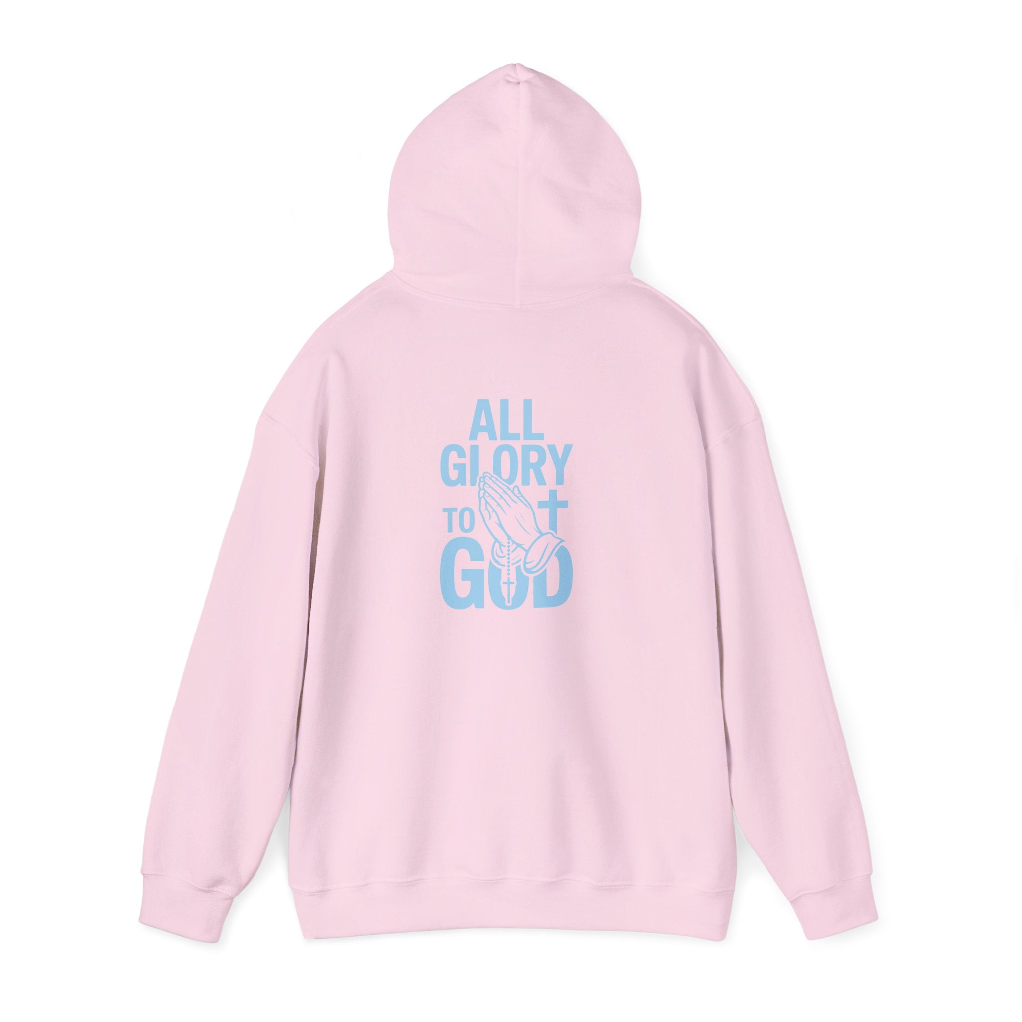 Unisex Inspirational Hooded Sweatshirt - All Glory to God, Faith, Religion, Christian Gifts, Casual Wear, Cozy Hoodie