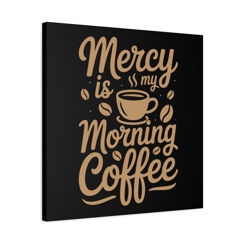 Coffee-Themed Canvas Art Print, Wall Decor for Coffee Lovers, Inspirational Home Decoration, Gift for Friends and Family