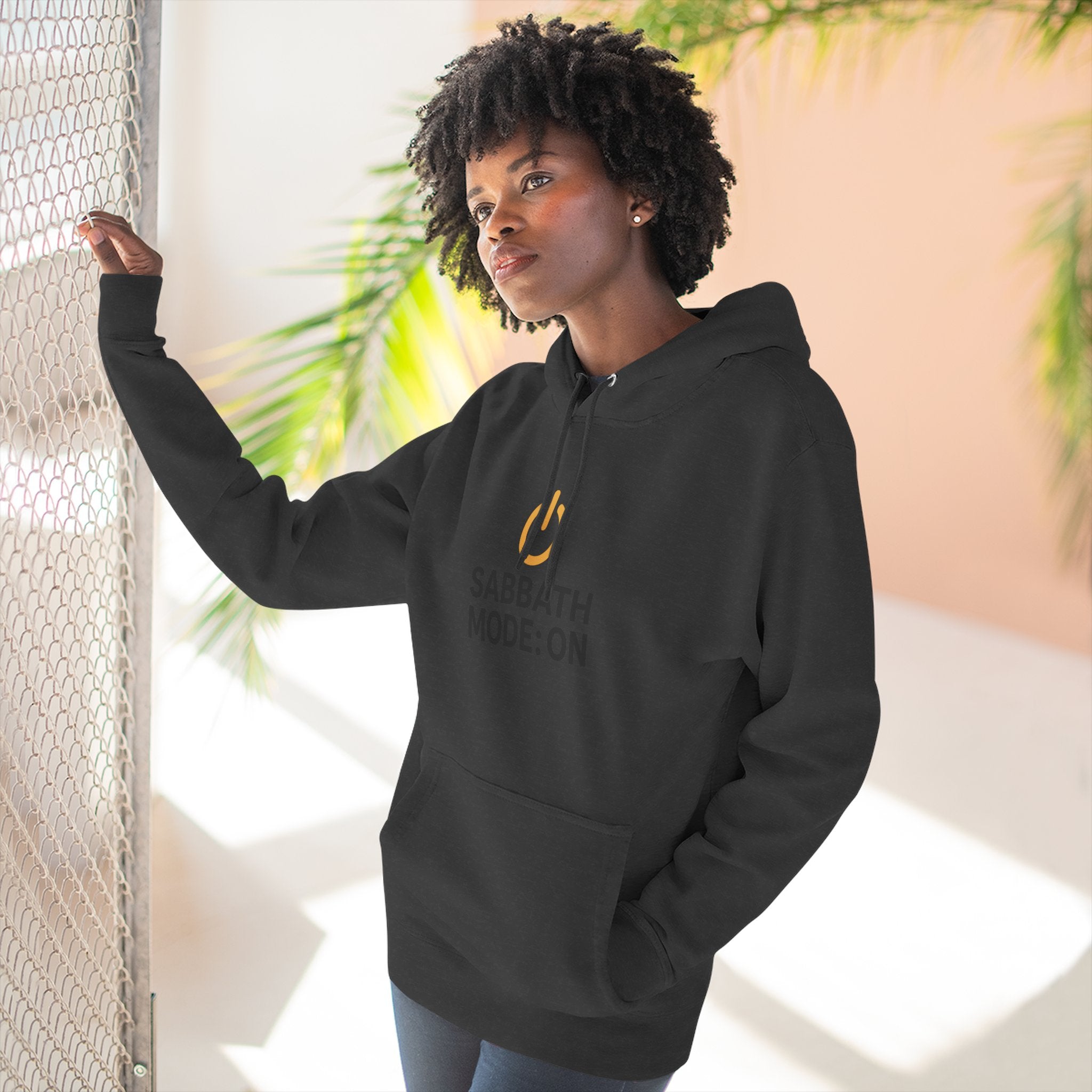 Sabbath Mode Fleece Hoodie | Faith Apparel, Religious Gift, Comfortable Hoodie, Cozy Wear, Spiritual Fashion