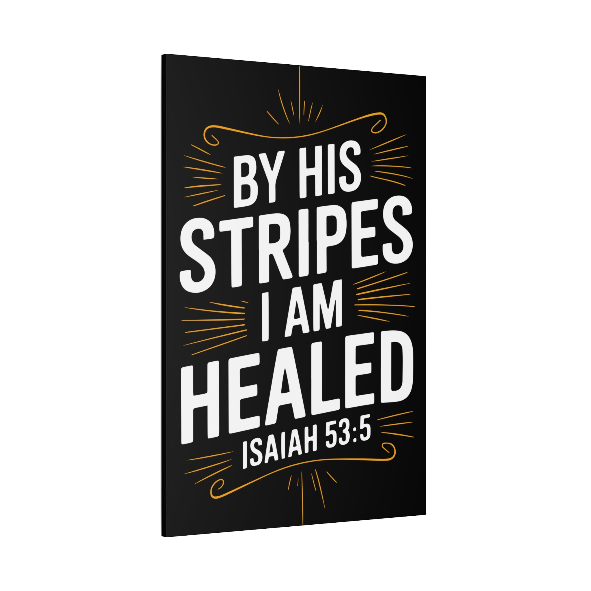 Inspirational Canvas Wall Art - Faith Decor, Christian Gift, Healing Quote, Home Decor, Modern Artwork
