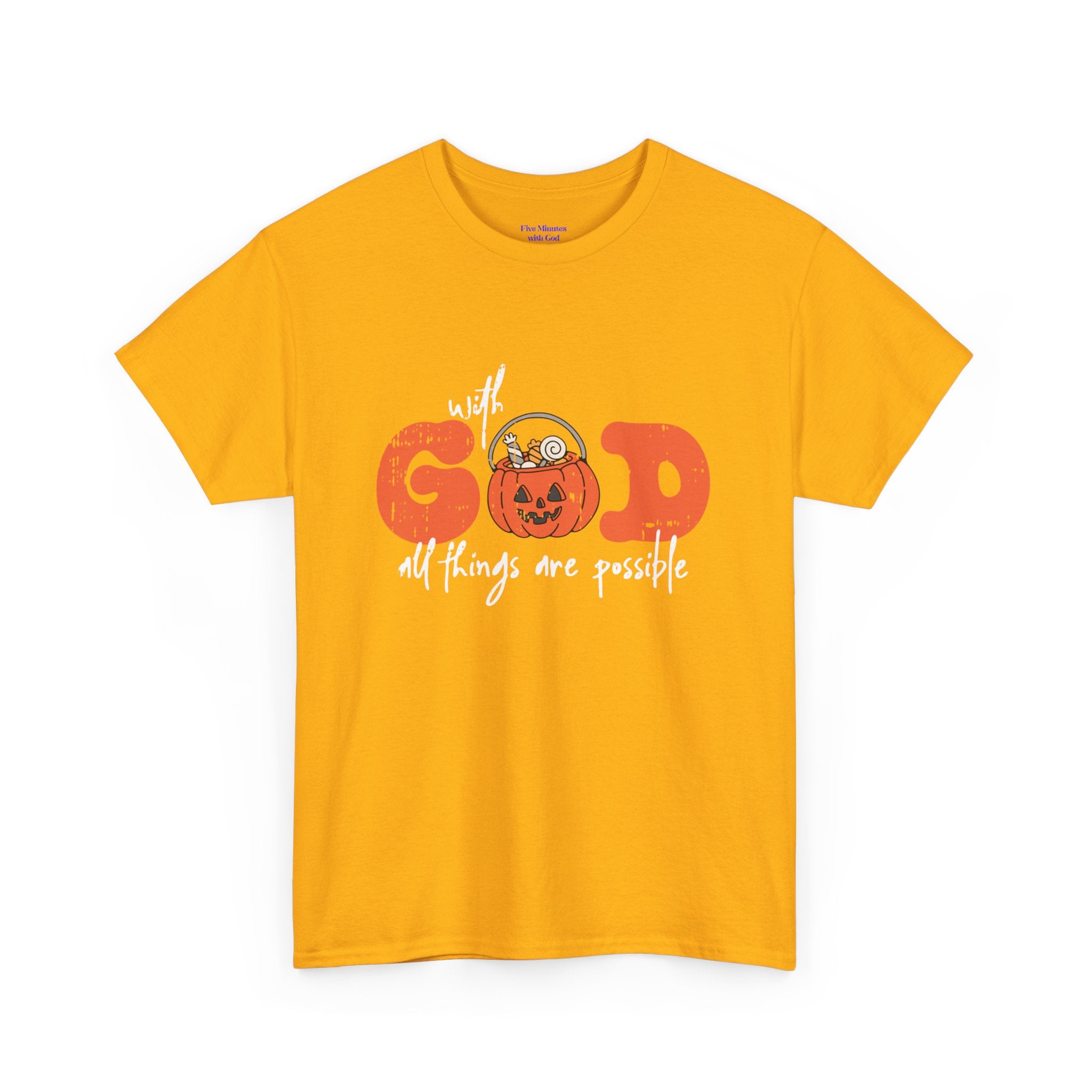 Faith-Inspired Unisex Tee - God All Things Are Possible Shirt
