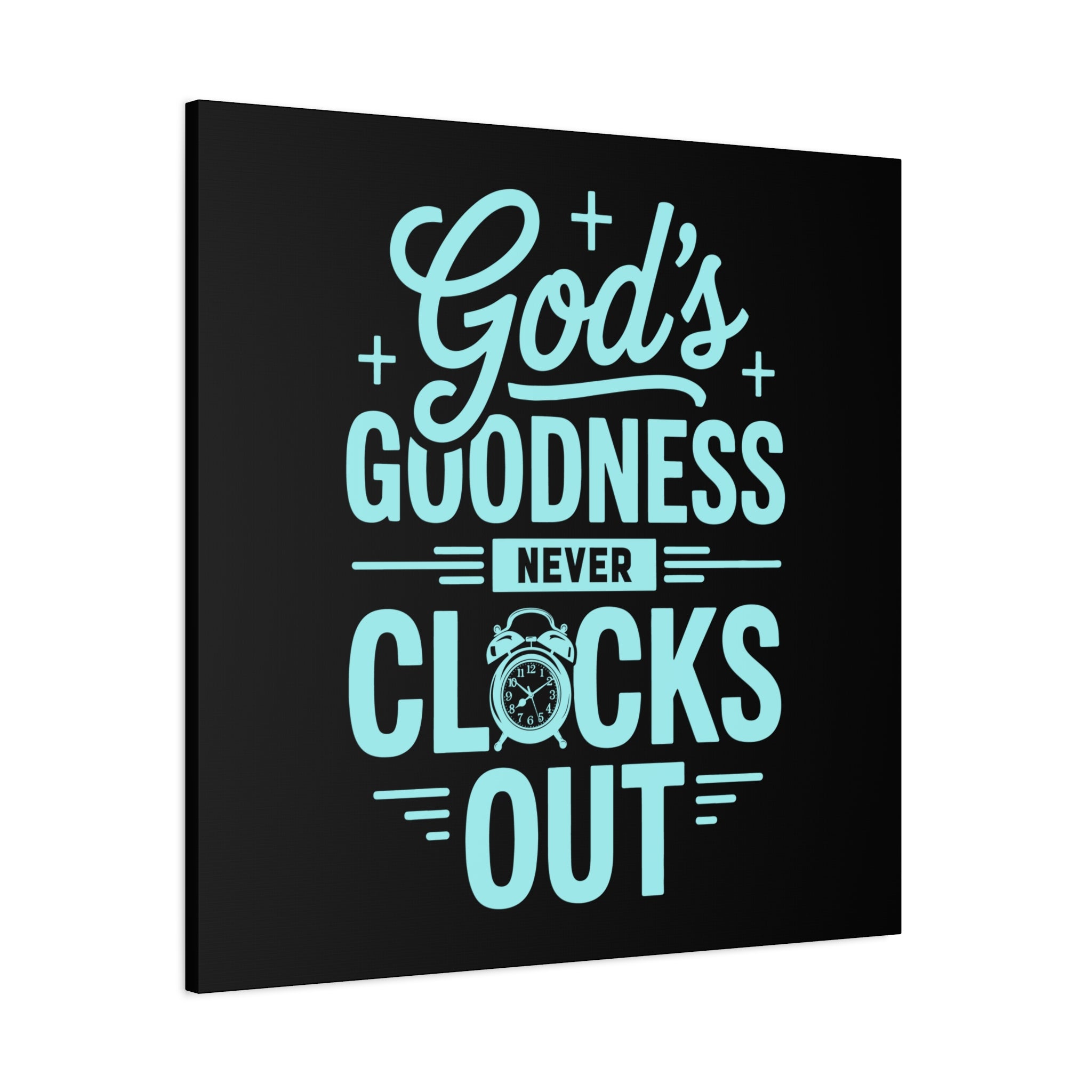 Inspirational Canvas Wall Art, Motivational Decor, Faith-Based Gift, Home Decoration, Religious Wall Art, God's Goodness