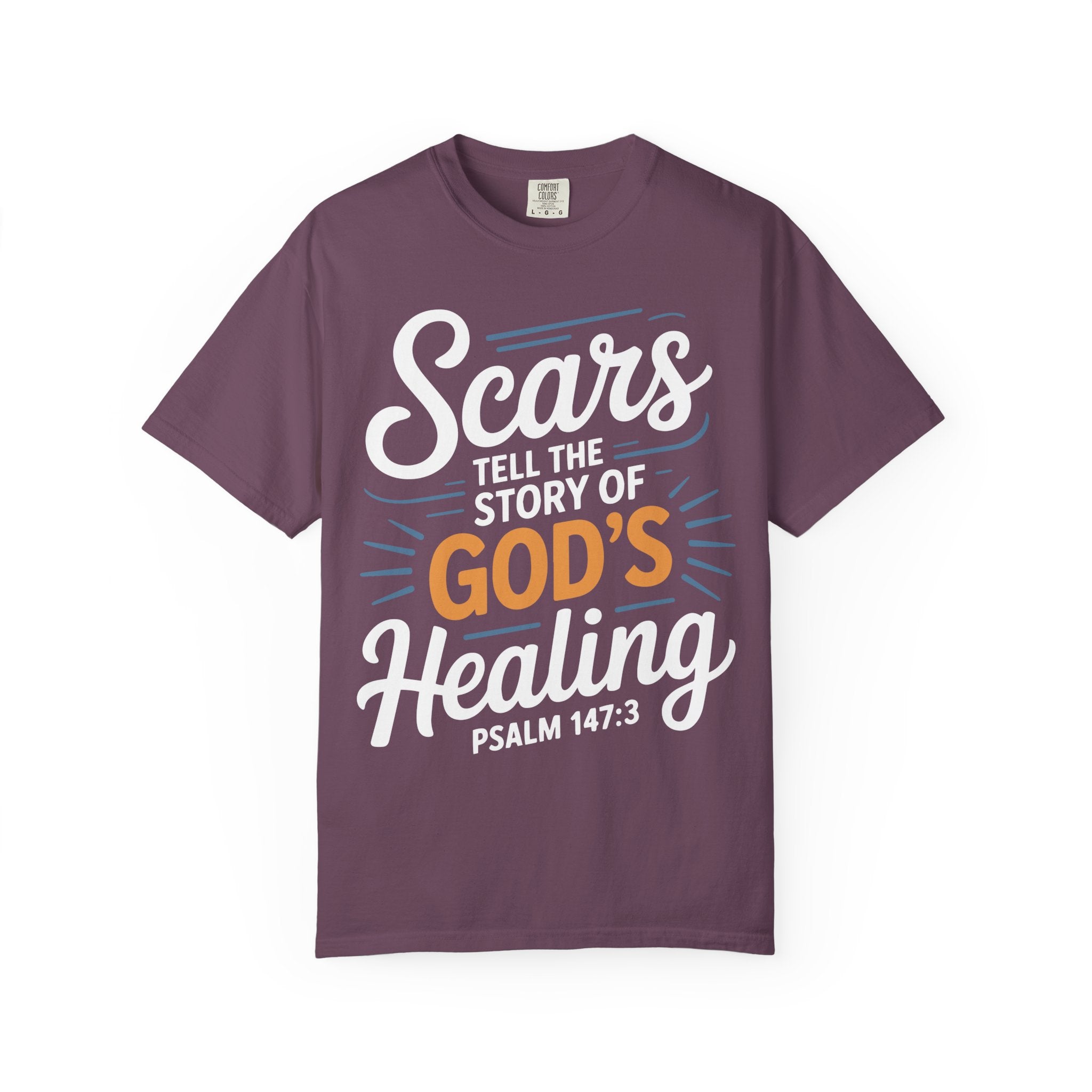 Healing Message Unisex T-Shirt - Scars Tell the Story of God's Healing
