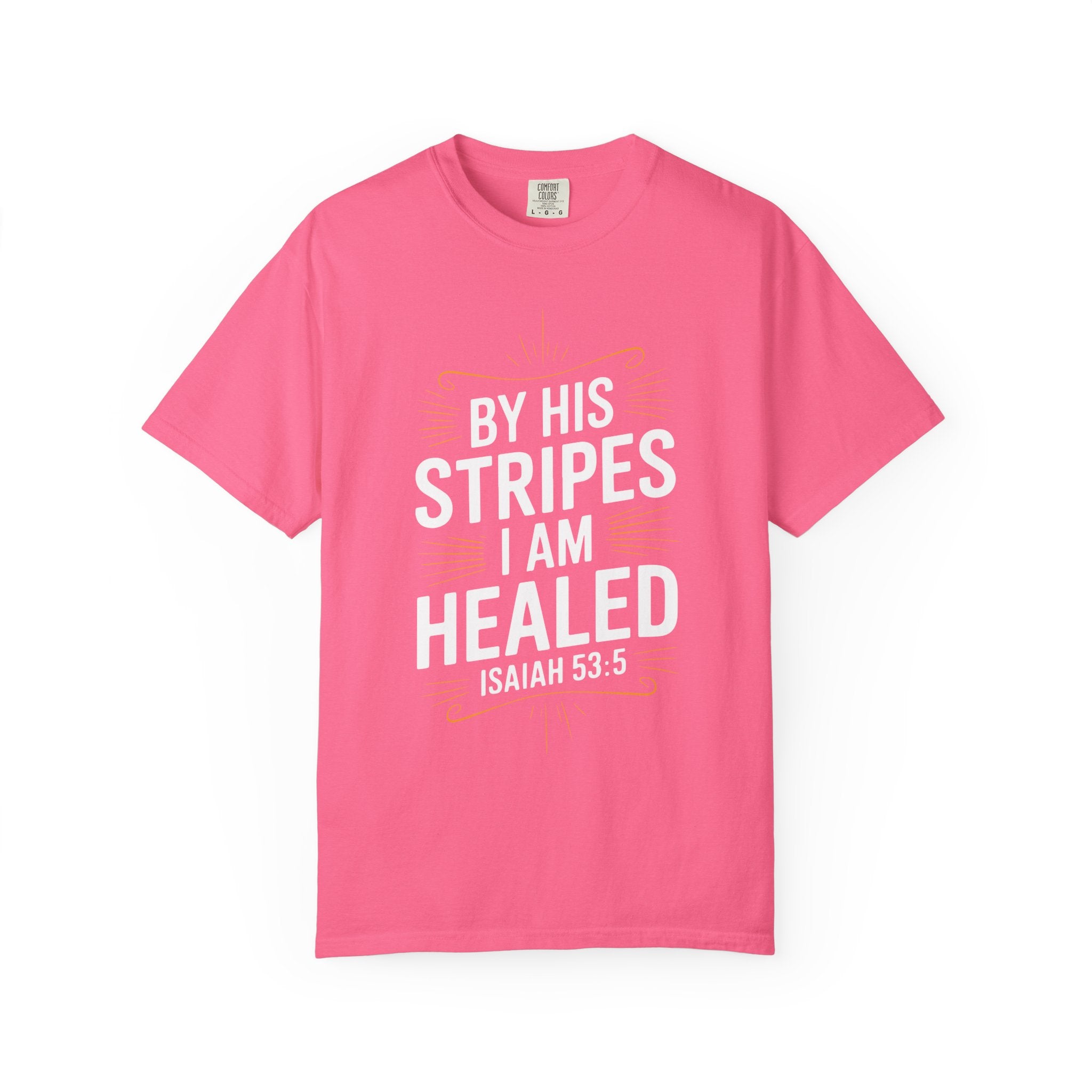 Faith-Inspired T-Shirt, Casual Wear, Christian Gift, Healing Message Shirt, Everyday Comfort Tee