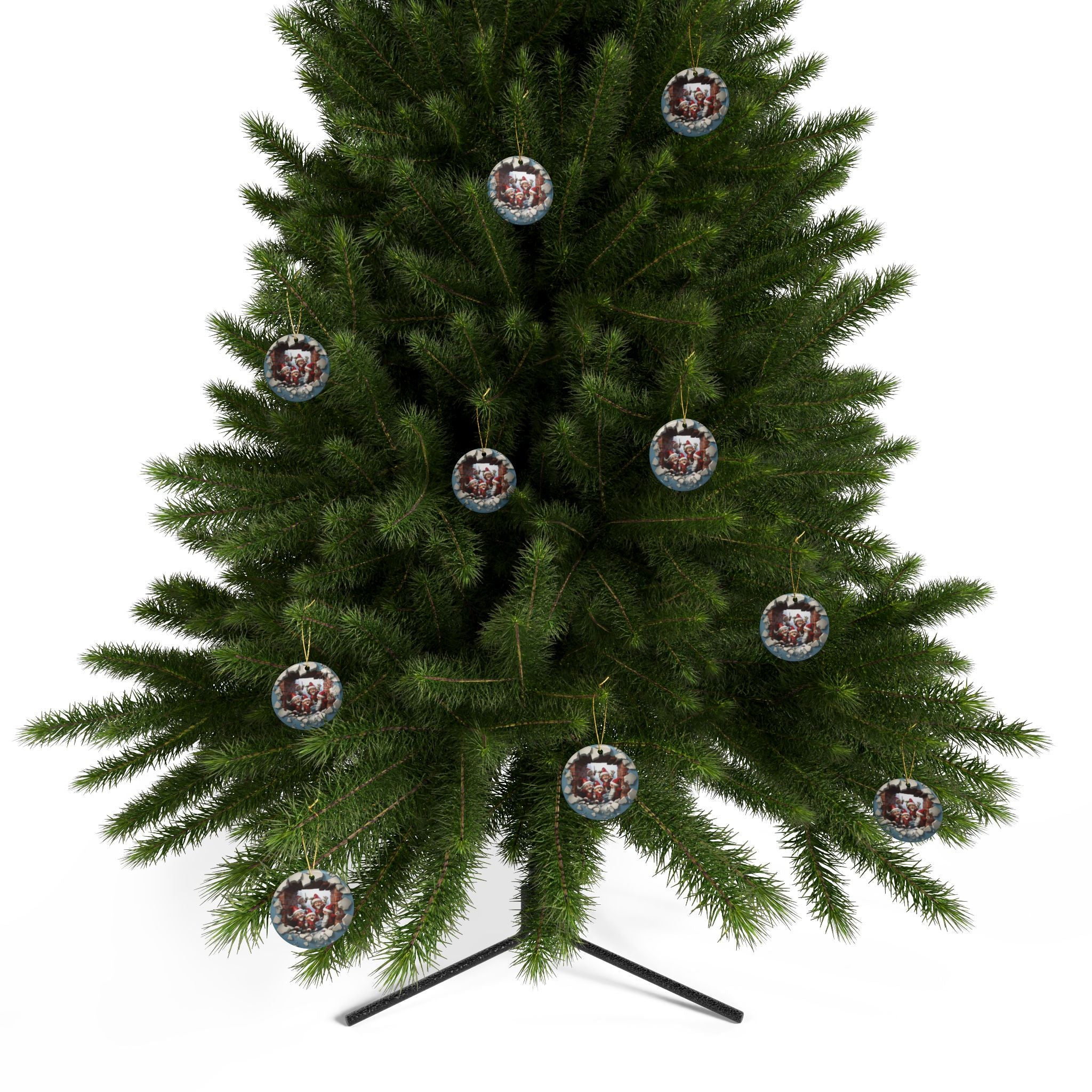 Holiday Ceramic Ornaments - Star Shaped Christmas Decor, Festive Tree Decorations, Unique Gift Ideas, Home and Holiday Decorations, [...]