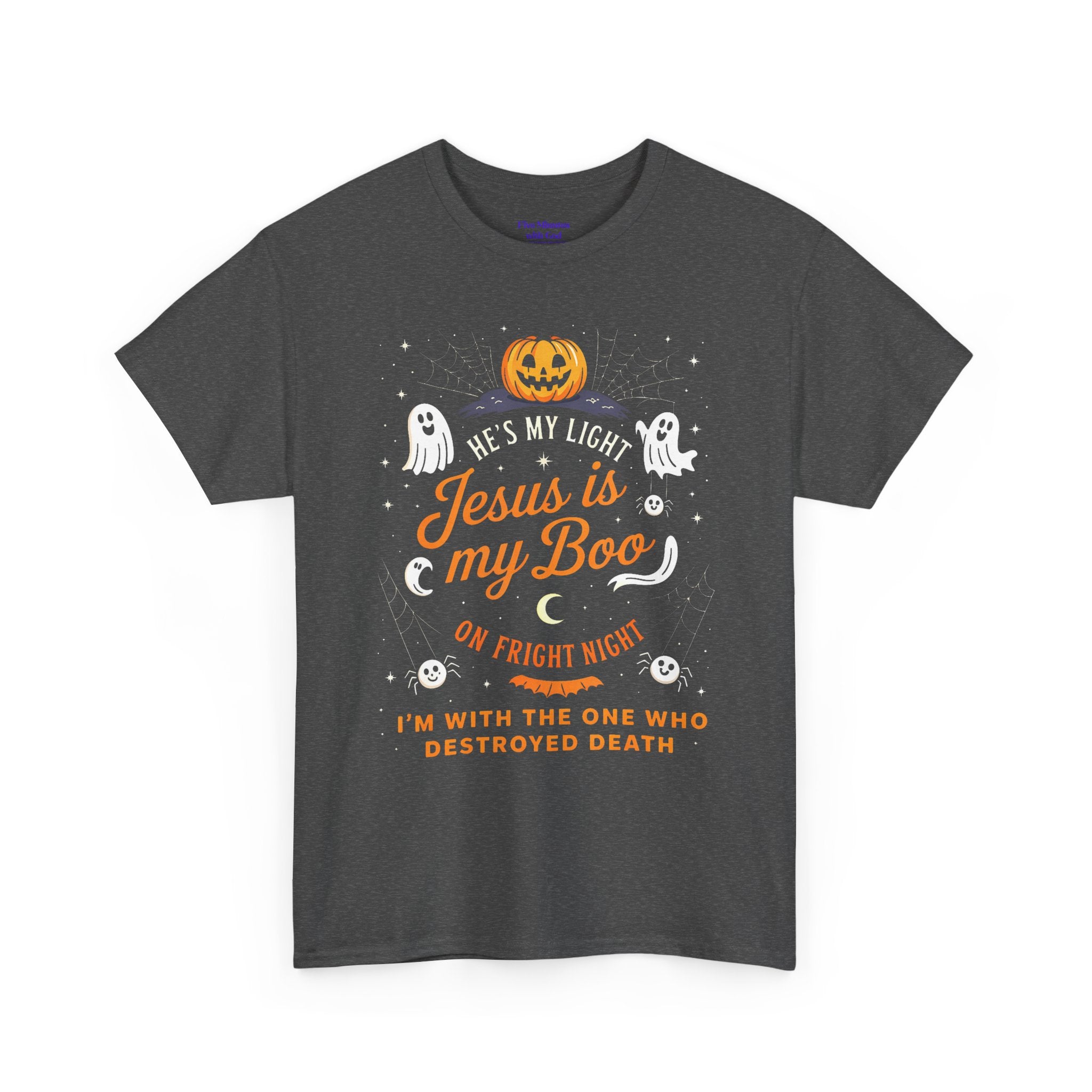 Halloween Faith Tee - Jesus is My Boo, Unisex T-Shirt for Halloween, Christian Halloween Shirt, Gift for Christian Friends, Spooky [...]