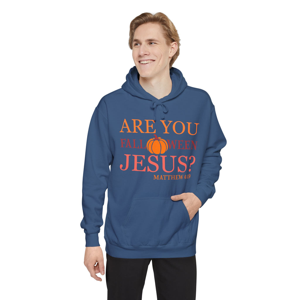 Fall-Themed Hoodie with Inspirational Text | Perfect for Halloween, Cozy Gift, Unisex Apparel, Casual Wear