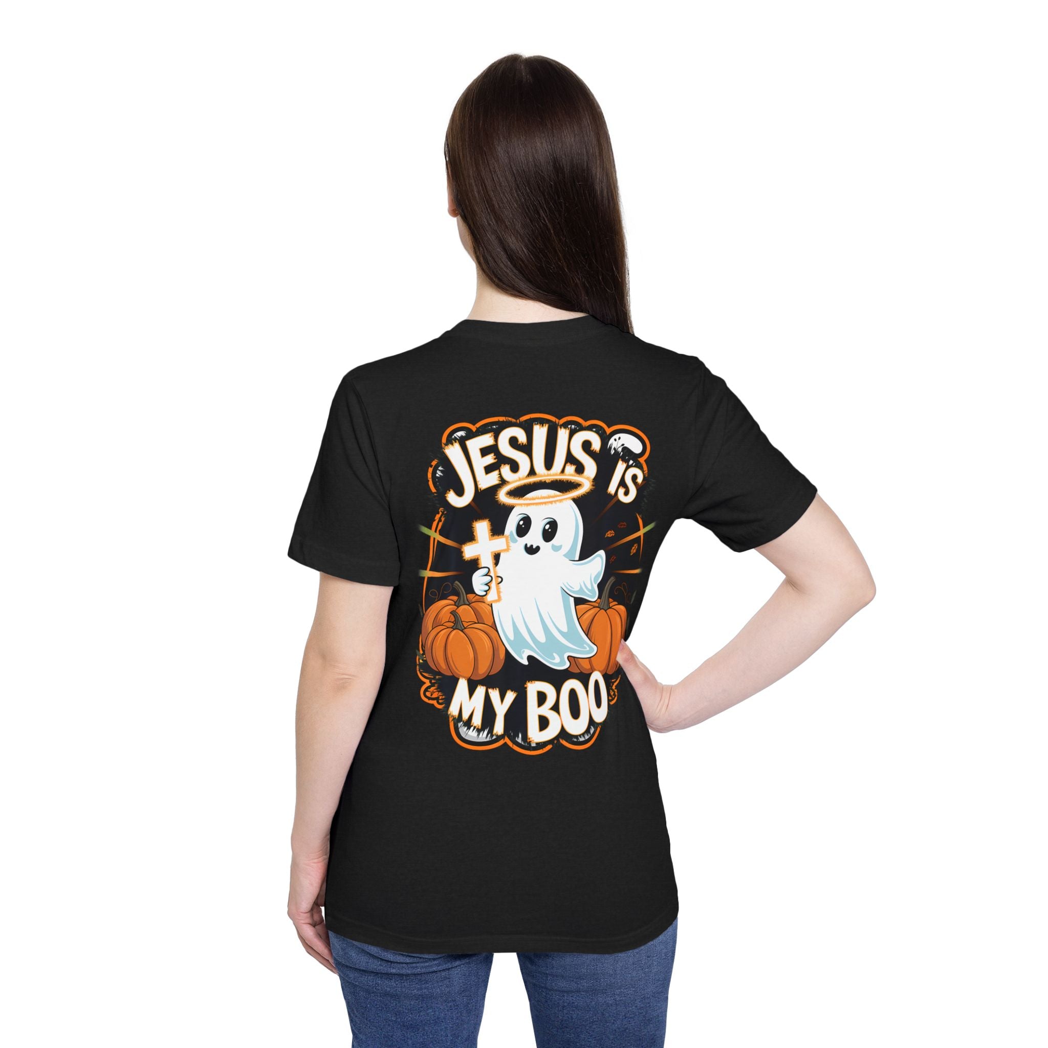Halloween Christian Ghost T-Shirt, Boo-lieve in Jesus Shirt, Cute Halloween Apparel, Faith-Based Tee, Fall Celebration Top, Spooky [...]