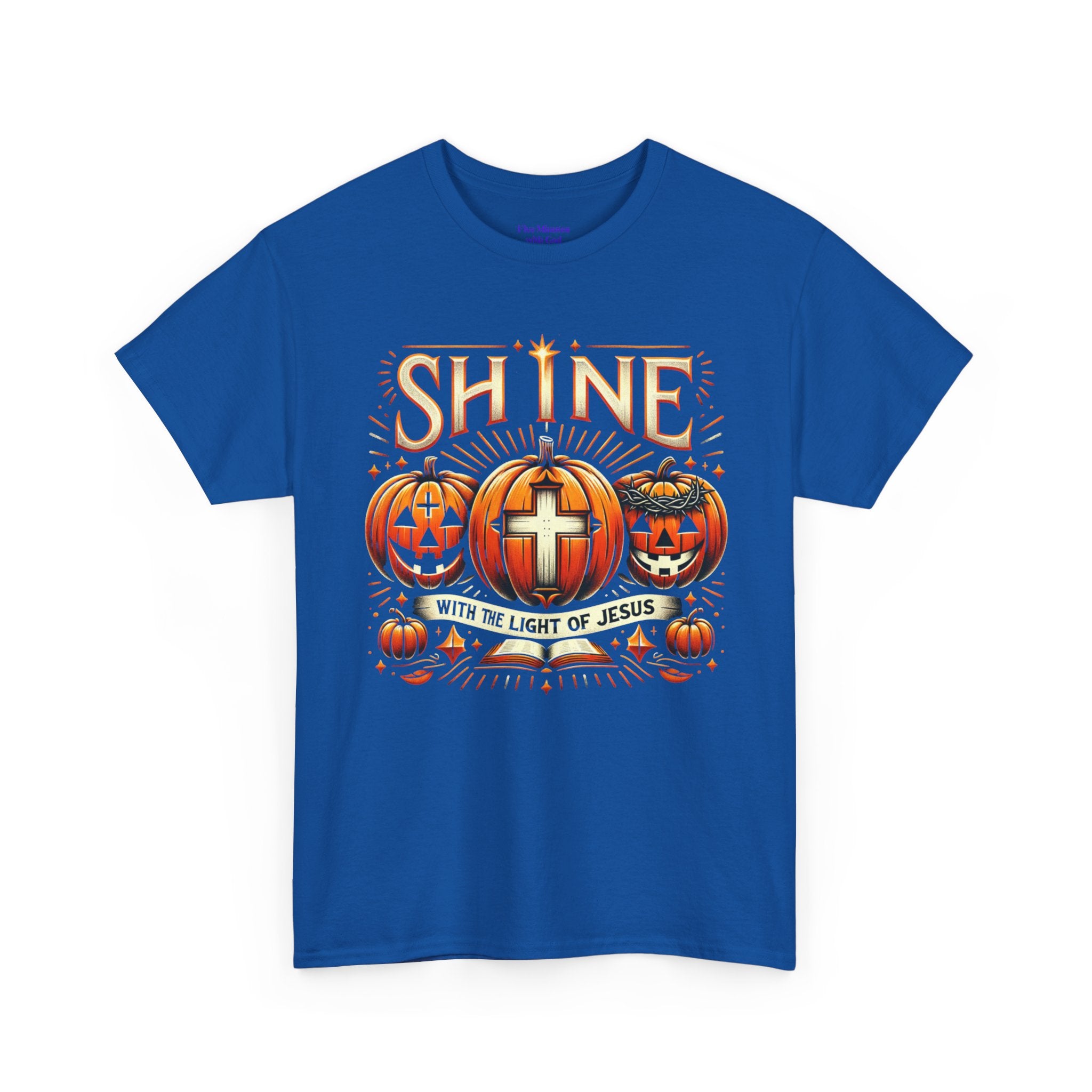 Halloween Jesus Graphic Tee | Unisex Cotton T-Shirt, Spooky Season Apparel, Faith-Based Shirt, Autumn Fashion, Christian Gift