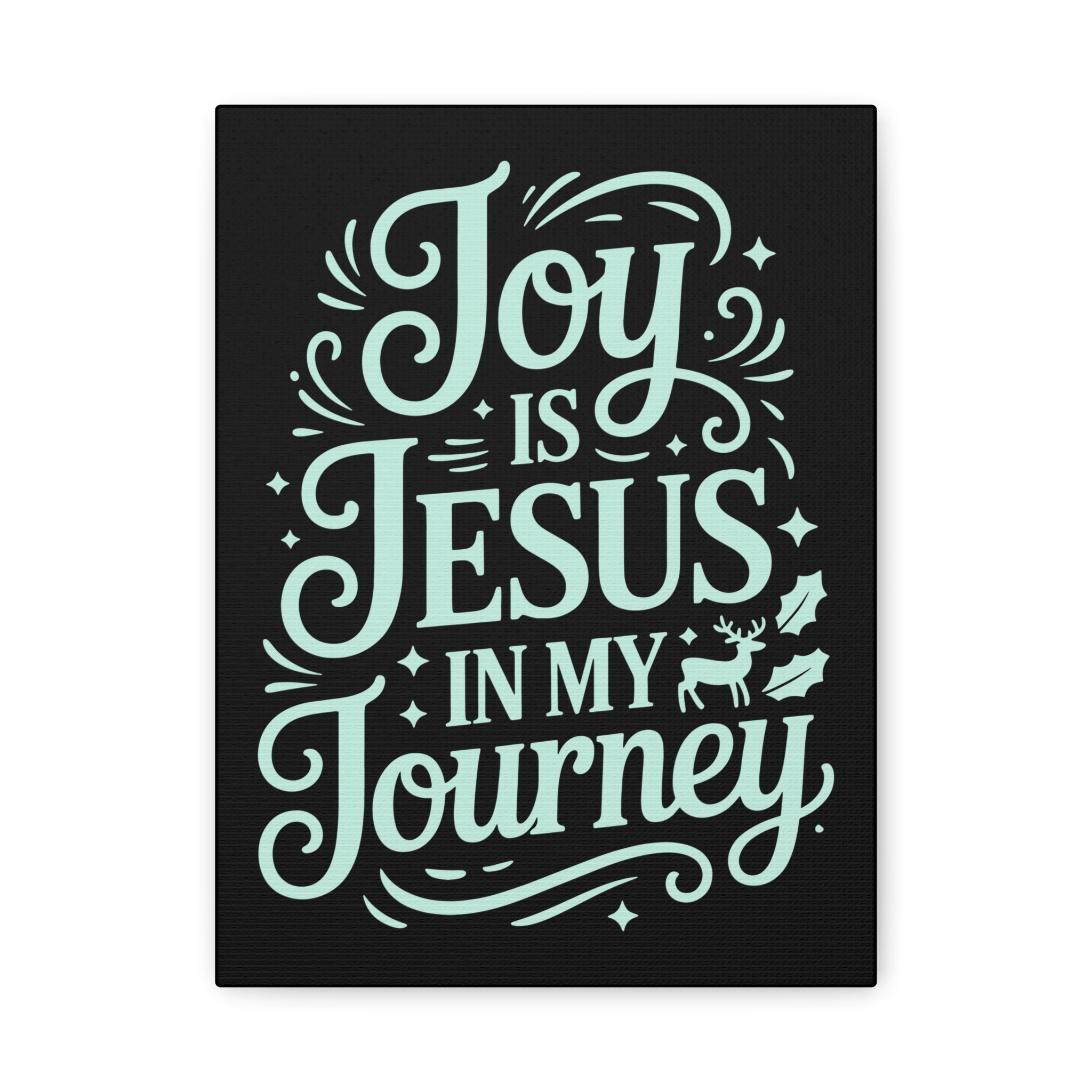 Joy in My Journey Canvas Wall Art, Religious Decor, Christmas Gift, Inspirational Wall Art, Joyful Home Decoration, Faith-Based Art