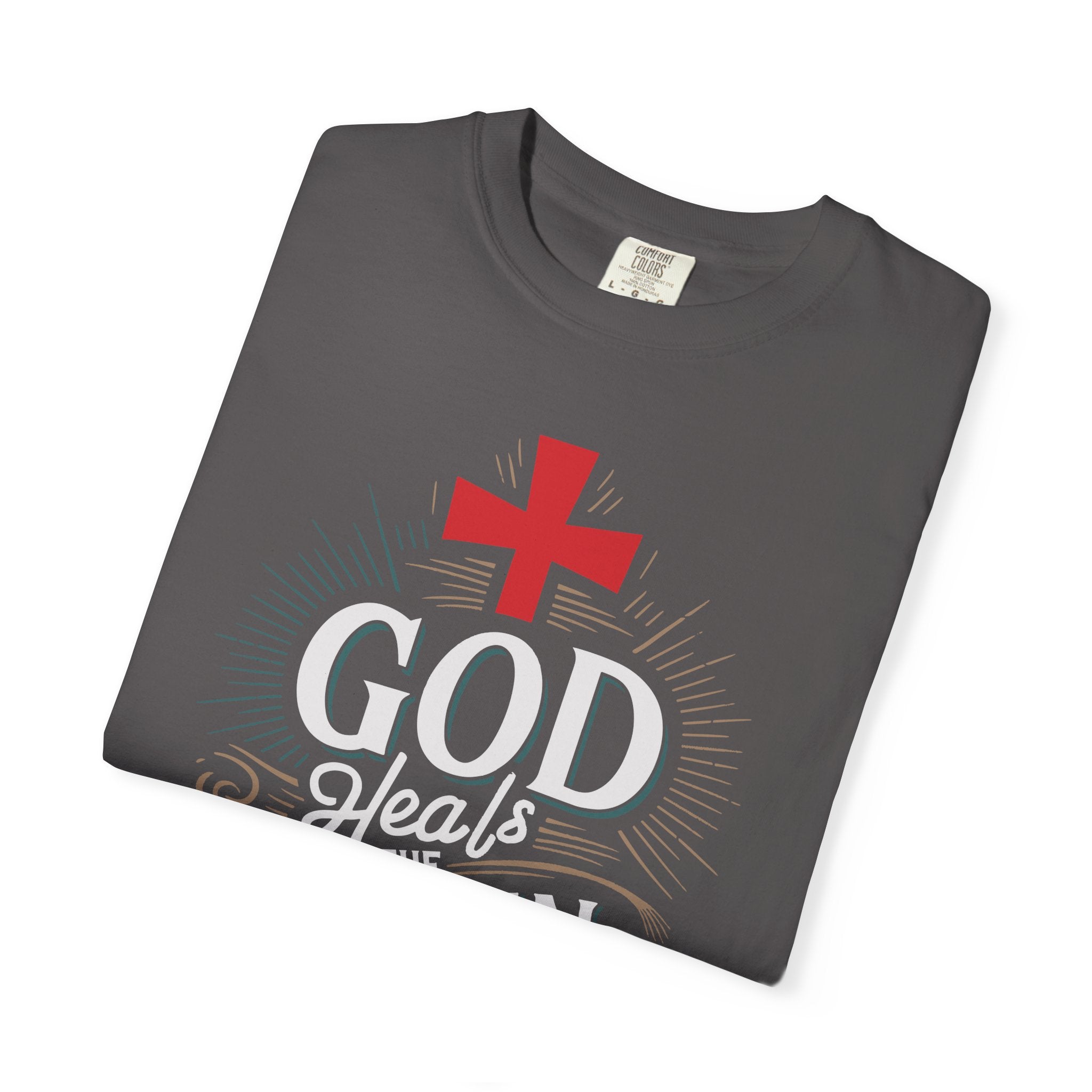 Faith-Inspired Unisex T-Shirt, God Heals The Broken-Hearted Tee