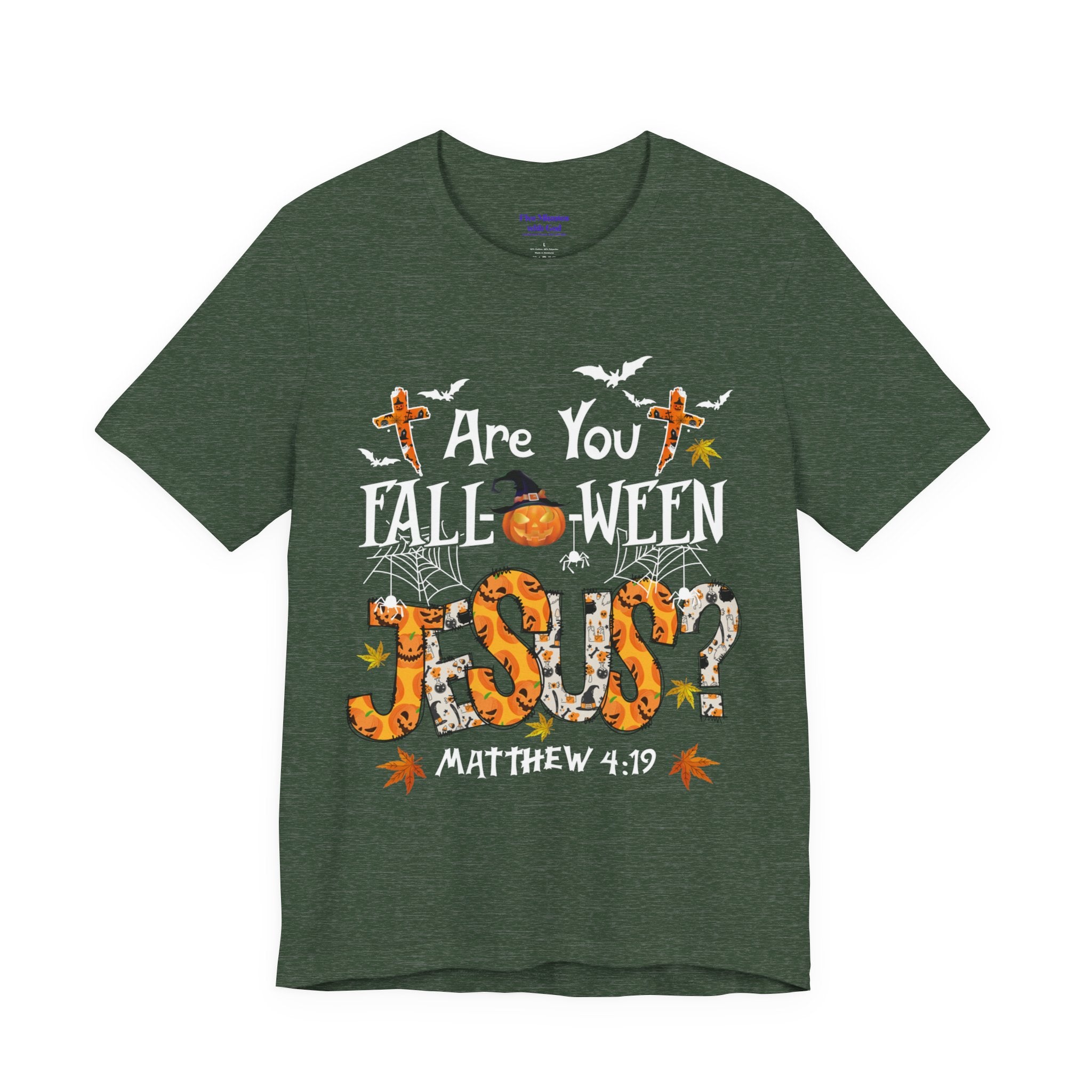 Jesus? Unisex Short Sleeve Tee | Fall Inspired T-Shirt, Autumn Apparel, Halloween Gift, Cozy Casual Wear, Everyday Style