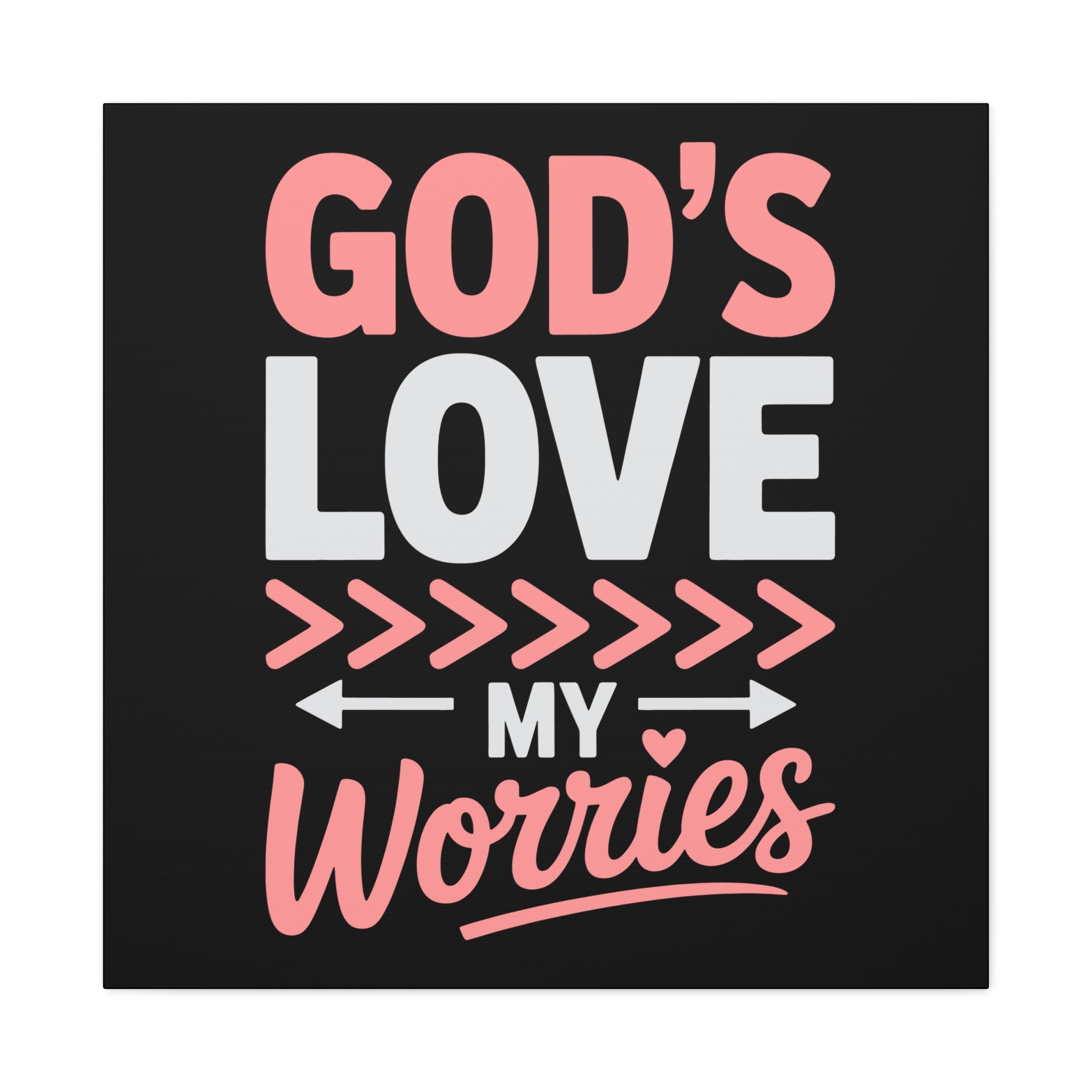 Inspirational Canvas Wall Art, Home Decor, Christian Gift, Motivational Wall Art, Stress Relief Decor, Housewarming Gift