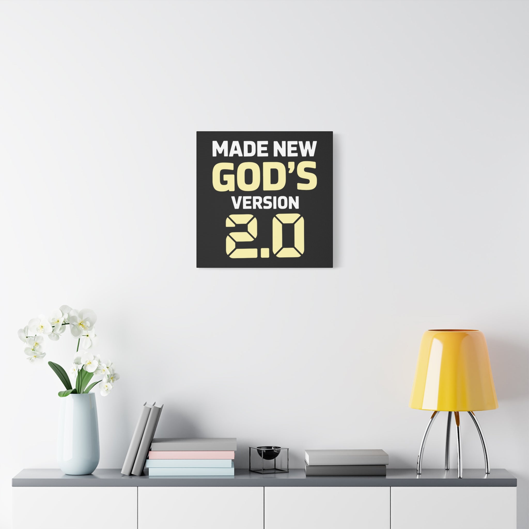 Inspirational Wall Art Canvas, Faith Decor, Home Decoration, Uplifting Gift, Christian Home, Motivational Room