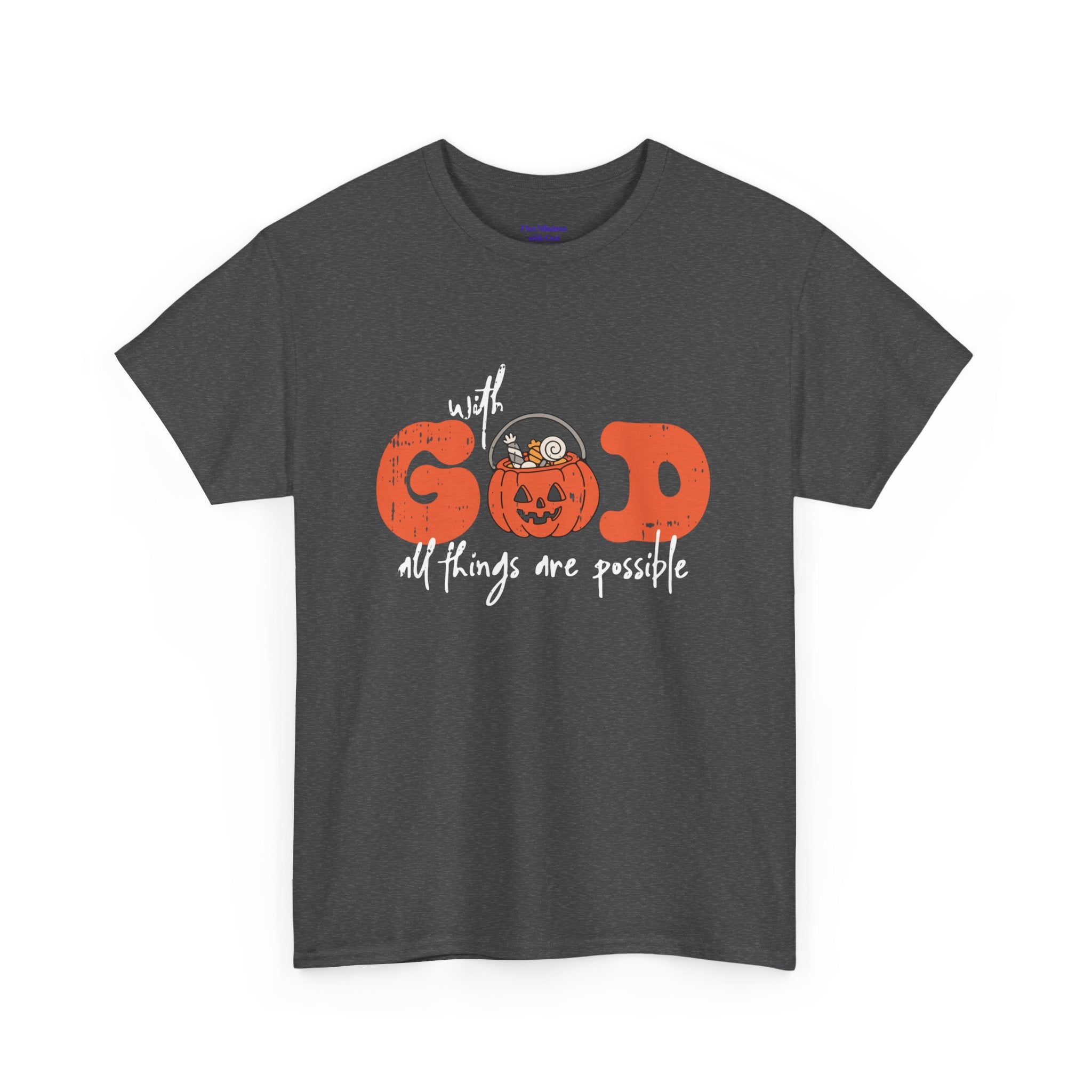 Faith-Inspired Unisex Tee - God All Things Are Possible Shirt