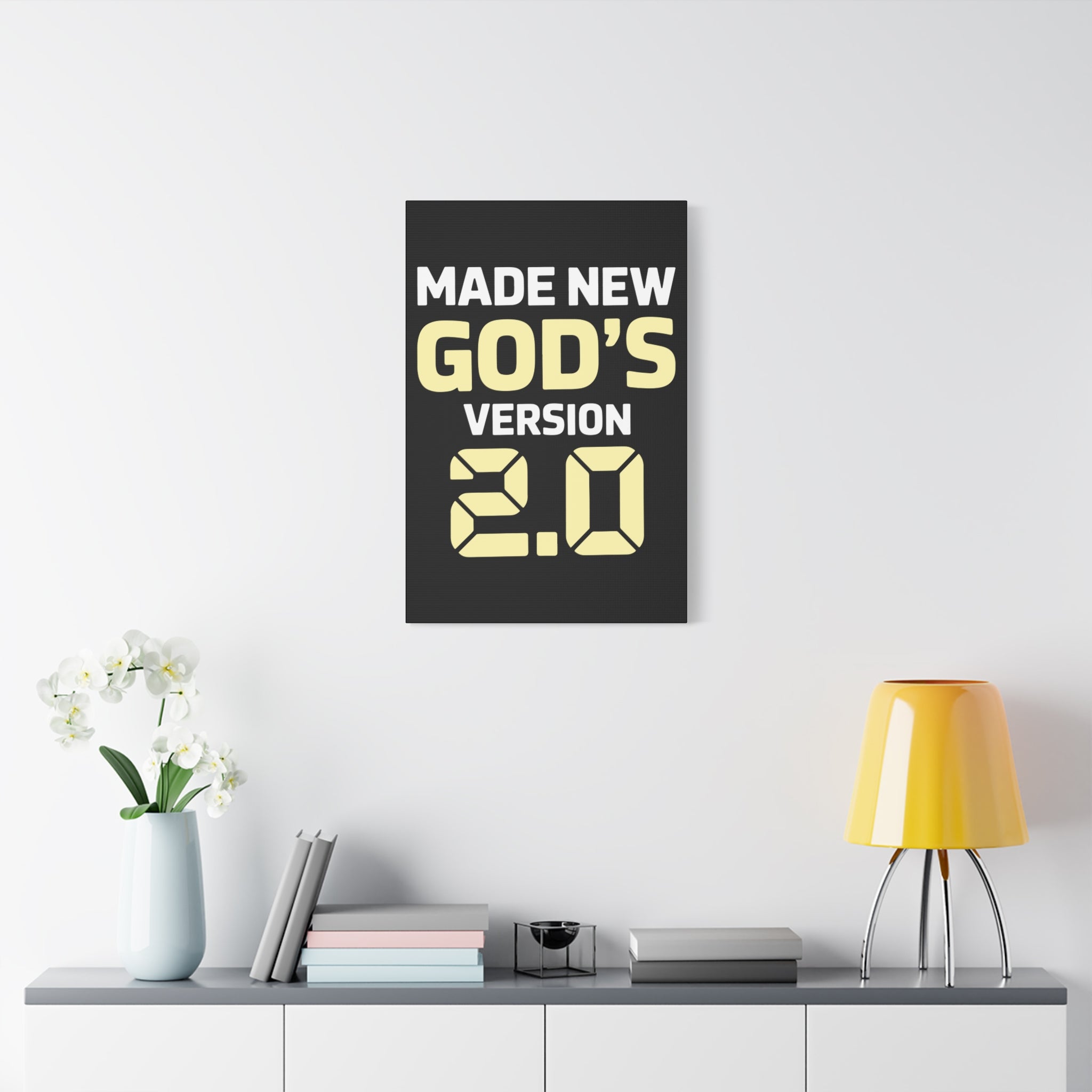 Inspirational Wall Art Canvas, Faith Decor, Home Decoration, Uplifting Gift, Christian Home, Motivational Room
