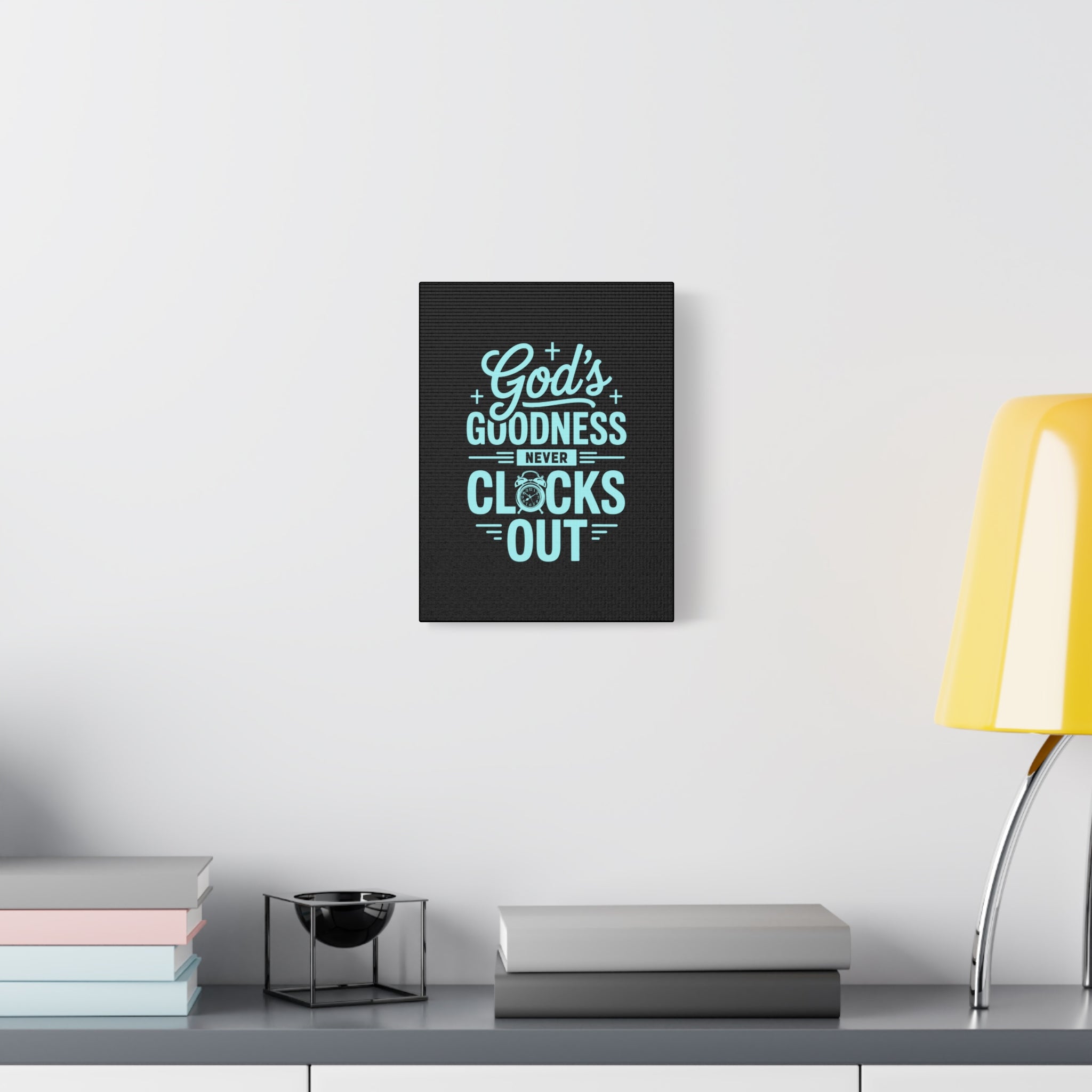 Inspirational Canvas Wall Art, Motivational Decor, Faith-Based Gift, Home Decoration, Religious Wall Art, God's Goodness
