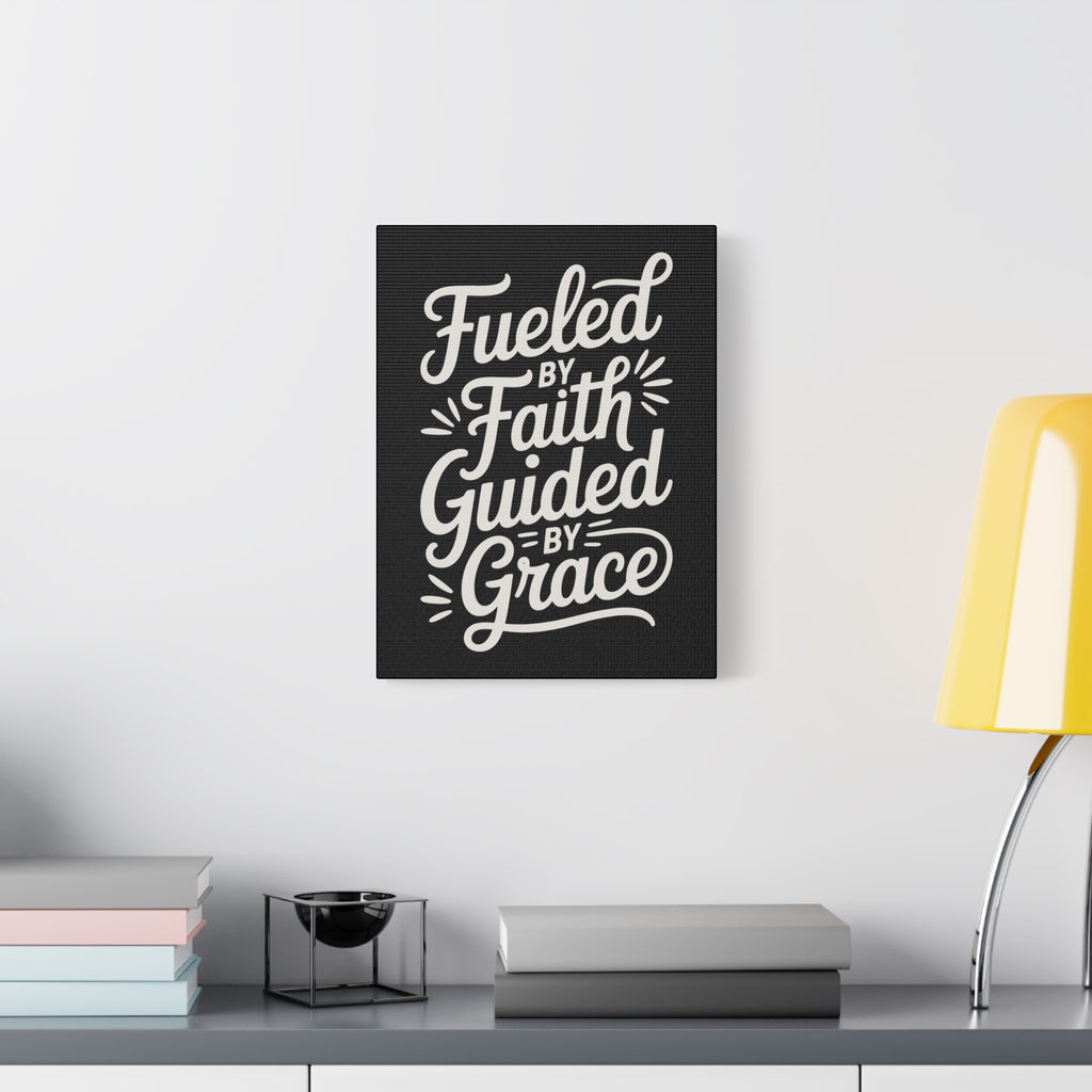 Stretched Canvas Art, Motivational Wall Decor, Home Inspirational Art, Faith-Based Decor, Gift for Faith Lovers
