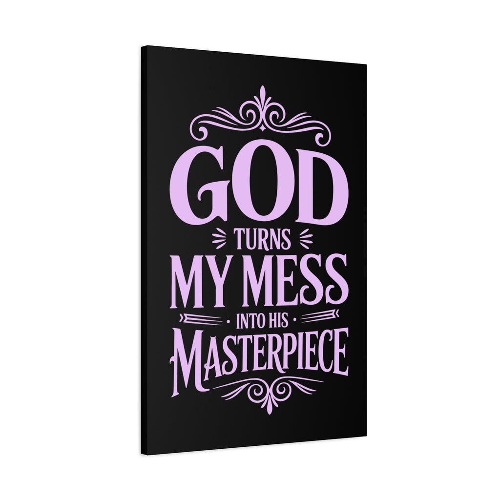 Inspirational Canvas Wall Art, Home Decor, Christian Gift, Motivational Wall Art, Faith-Based Decoration, Room Aesthetic, Gift for Her