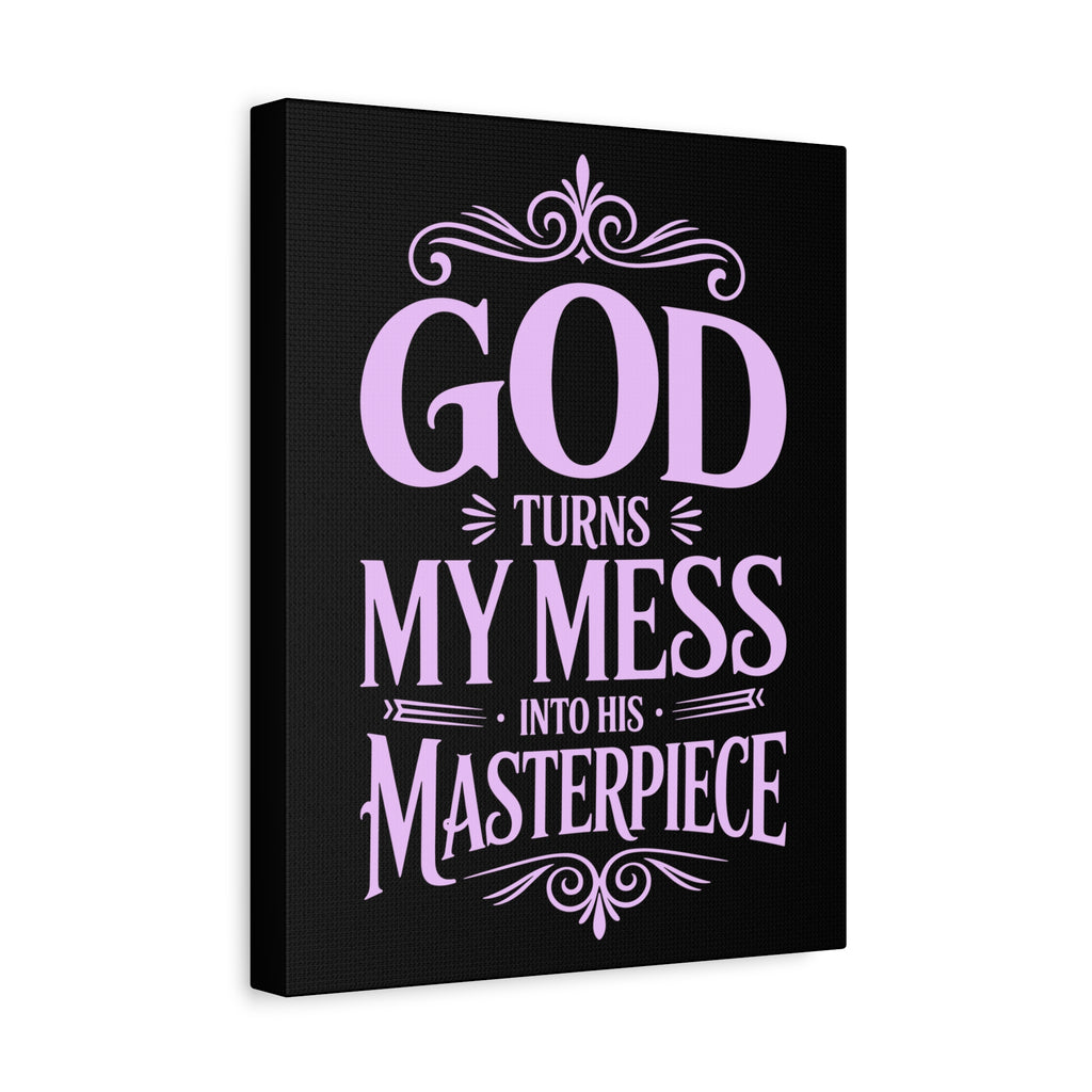 Inspirational Canvas Wall Art, Home Decor, Christian Gift, Motivational Wall Art, Faith-Based Decoration, Room Aesthetic, Gift for Her