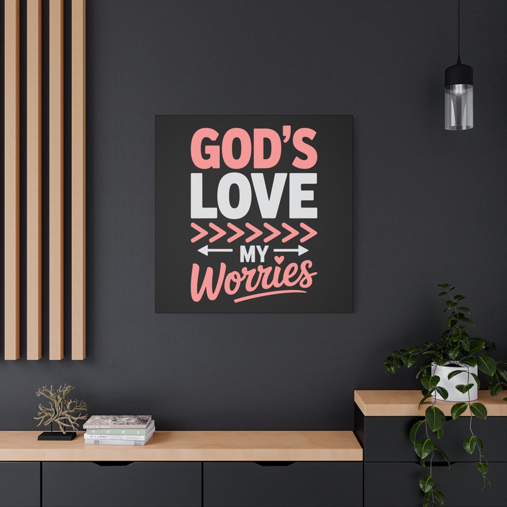 Inspirational Canvas Wall Art, Home Decor, Christian Gift, Motivational Wall Art, Stress Relief Decor, Housewarming Gift