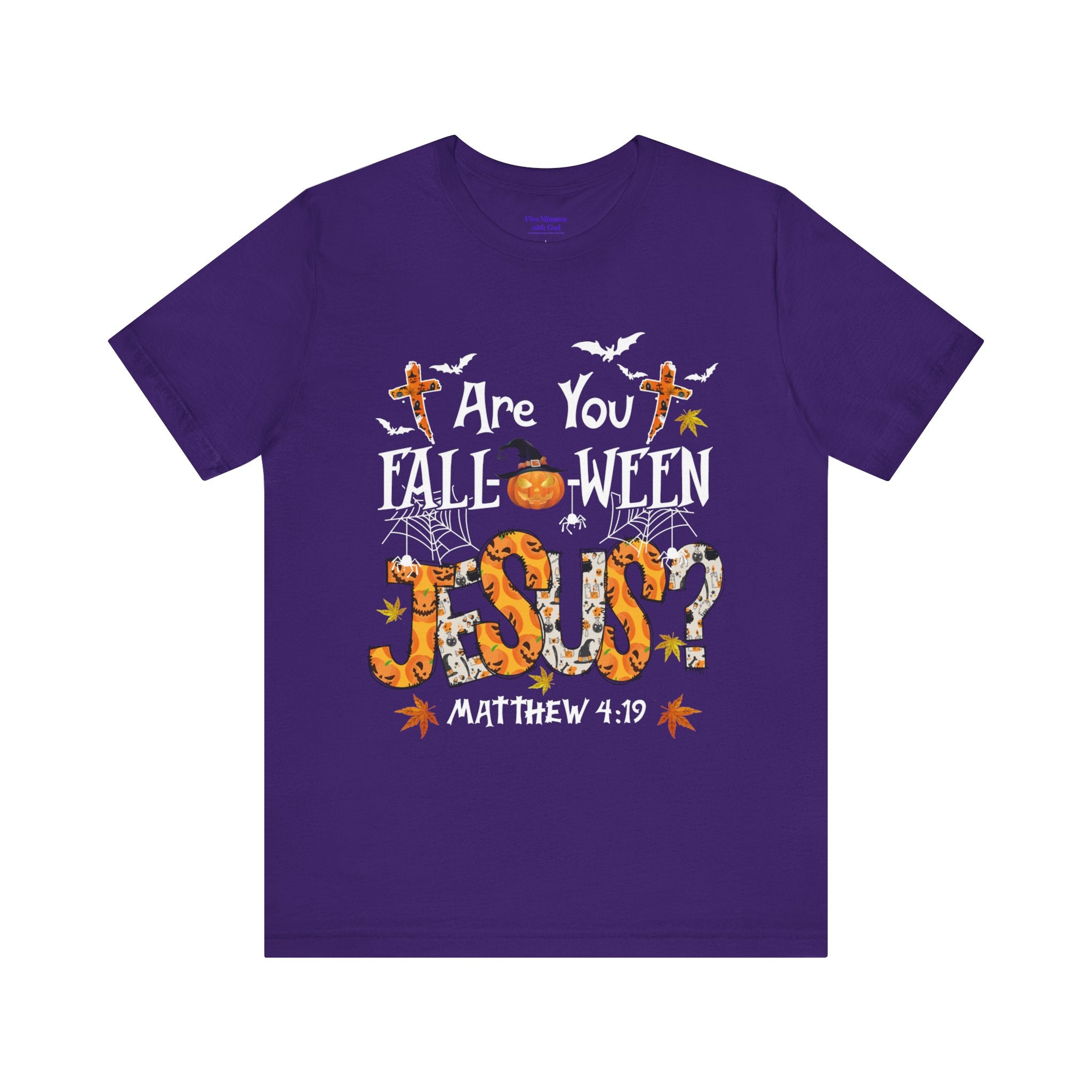 Jesus? Unisex Short Sleeve Tee | Fall Inspired T-Shirt, Autumn Apparel, Halloween Gift, Cozy Casual Wear, Everyday Style