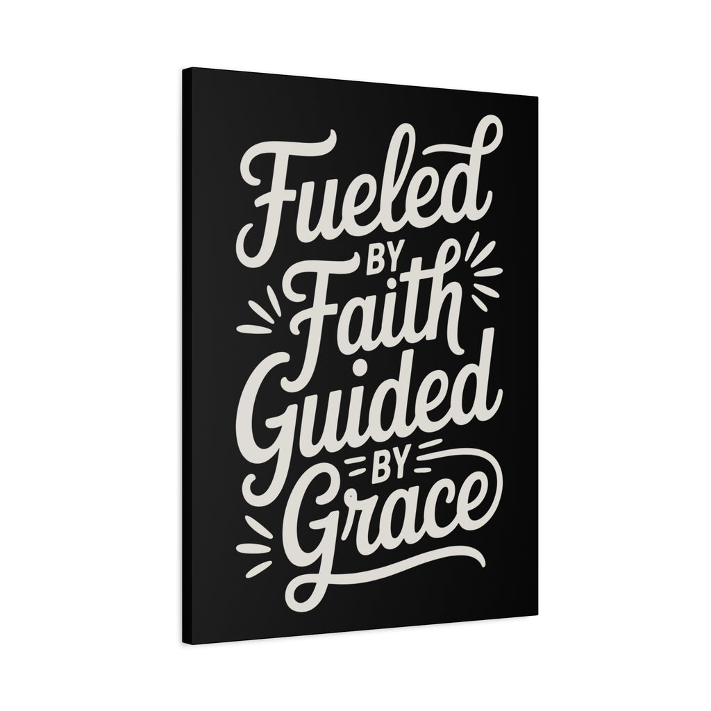 Stretched Canvas Art, Motivational Wall Decor, Home Inspirational Art, Faith-Based Decor, Gift for Faith Lovers
