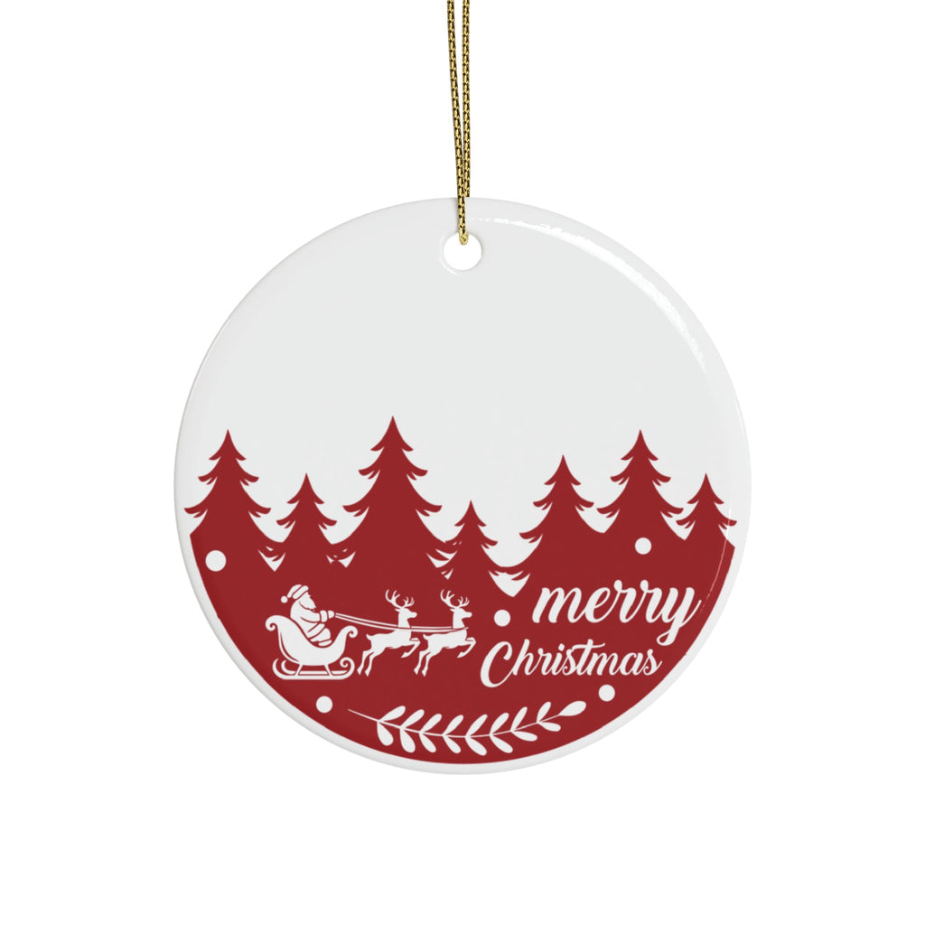 Merry Christmas Ceramic Ornaments, Festive Tree Decor, Holiday Gift, Set of 1-20, Personalized Christmas Ornaments