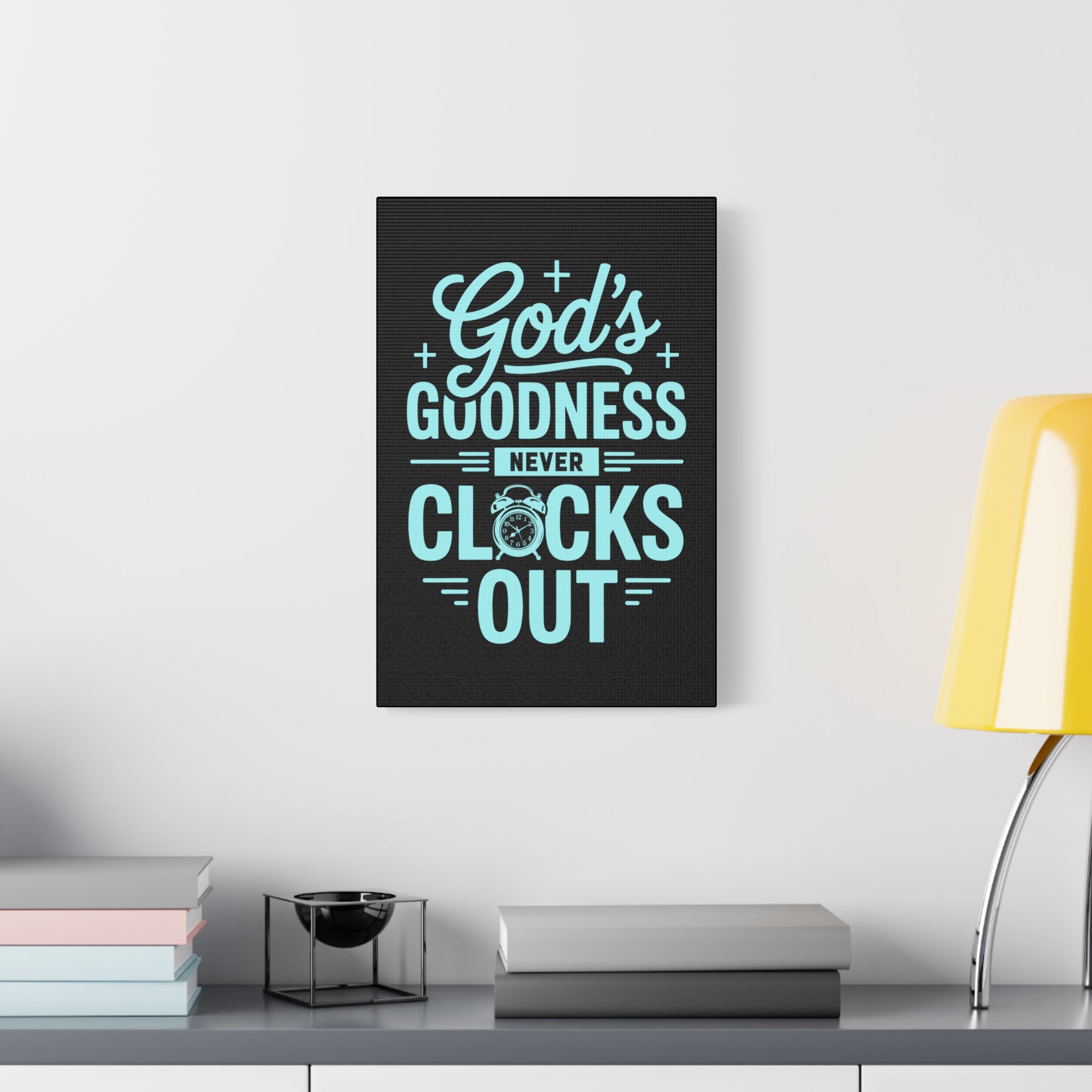 Inspirational Canvas Wall Art, Motivational Decor, Faith-Based Gift, Home Decoration, Religious Wall Art, God's Goodness