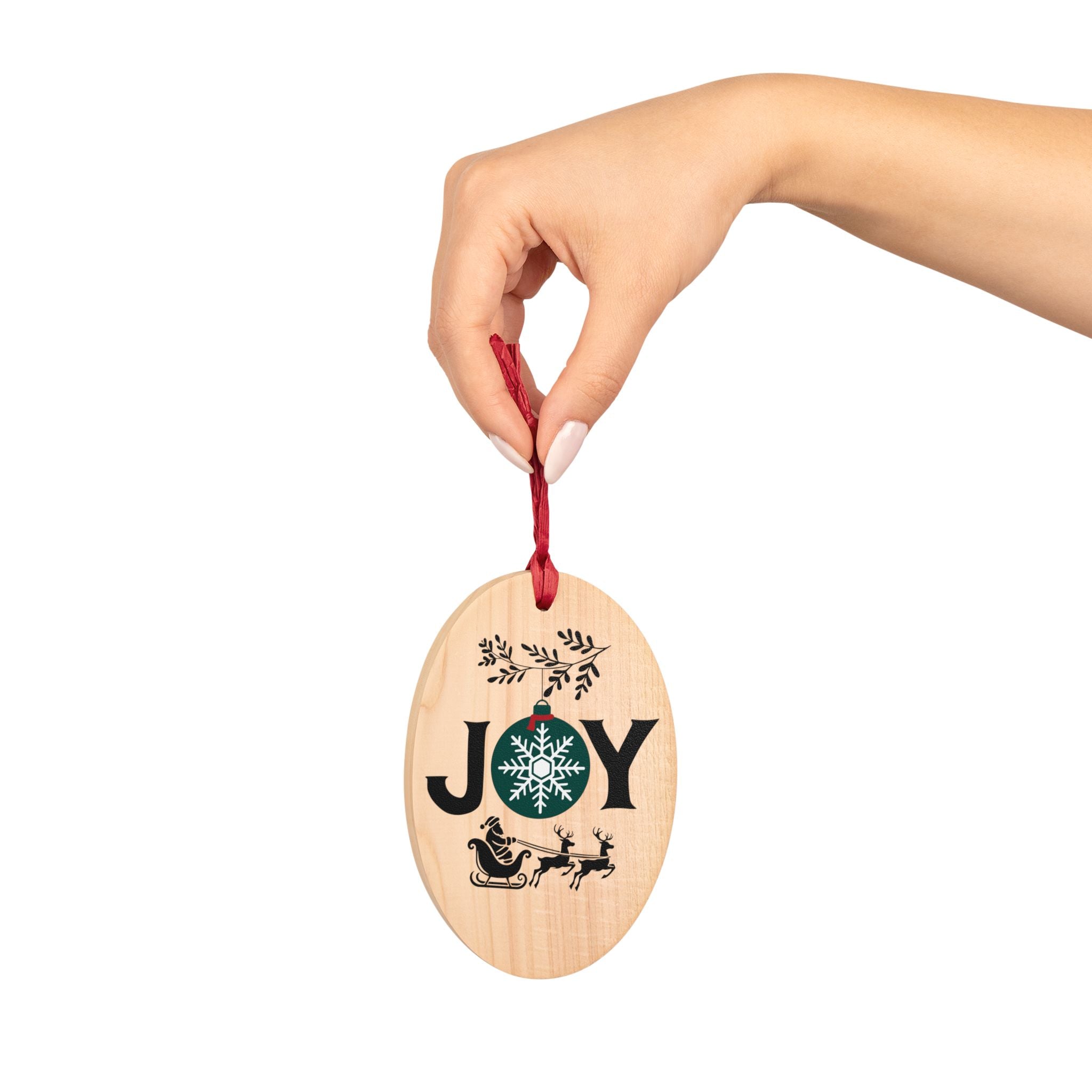 Joyful Wooden Ornaments - Holiday Decor for Christmas, Tree Decorations, Gift Tags, Home Decor, Festive Keepsakes