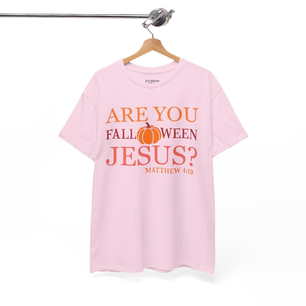 Unisex Heavy Cotton Tee - Are You Halloween Jesus? Festival Shirt, Funny Christian Tee, Fall Apparel, Halloween Party Outfit, Holiday Gift