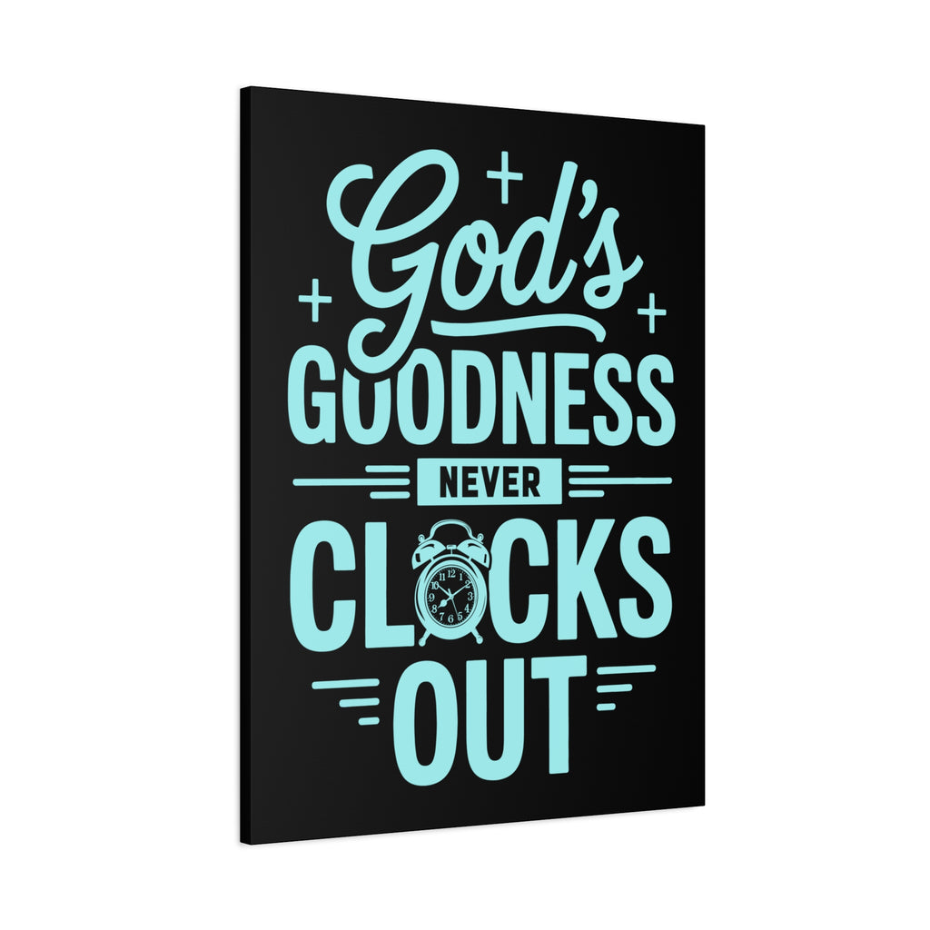Inspirational Canvas Wall Art, Motivational Decor, Faith-Based Gift, Home Decoration, Religious Wall Art, God's Goodness