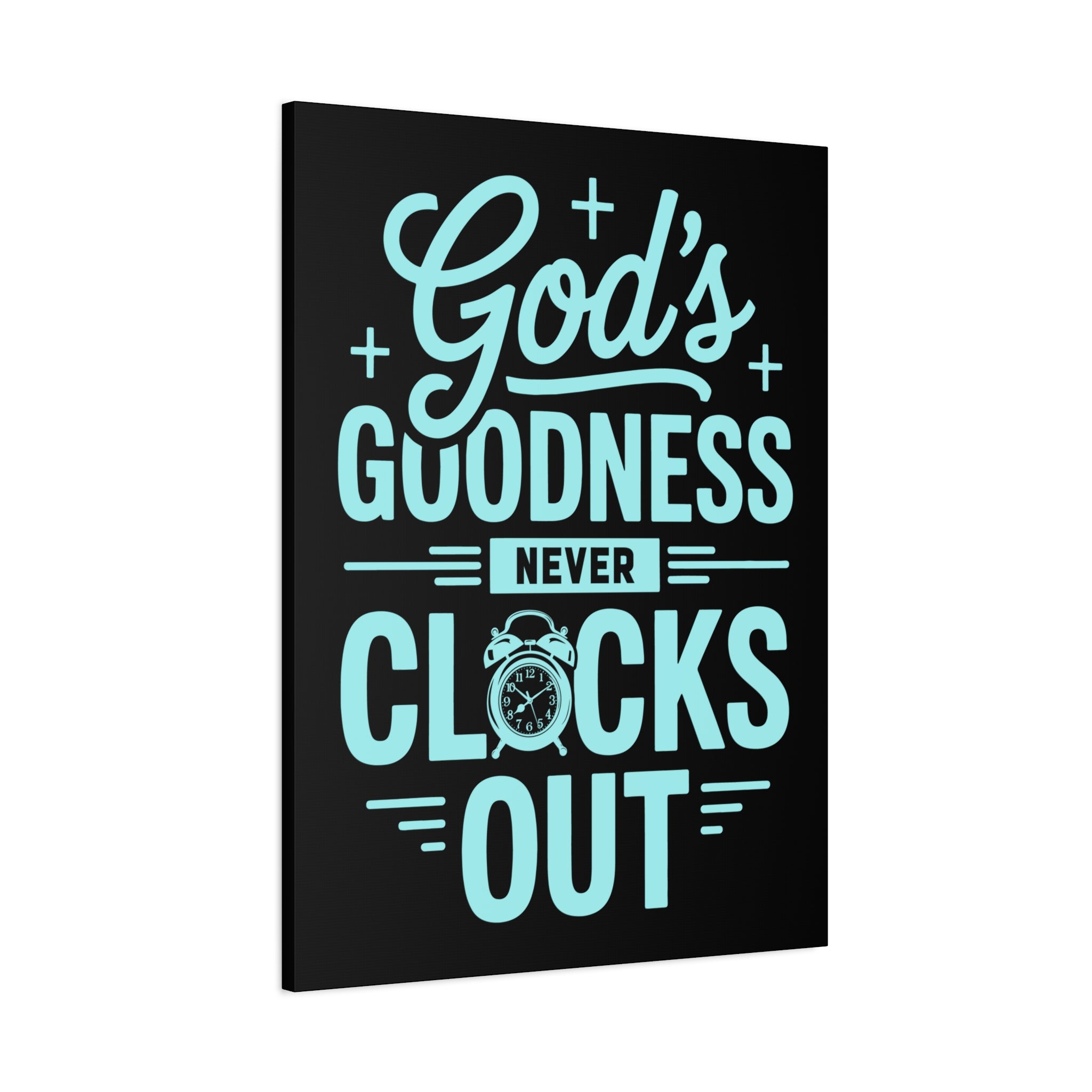Inspirational Canvas Wall Art, Motivational Decor, Faith-Based Gift, Home Decoration, Religious Wall Art, God's Goodness